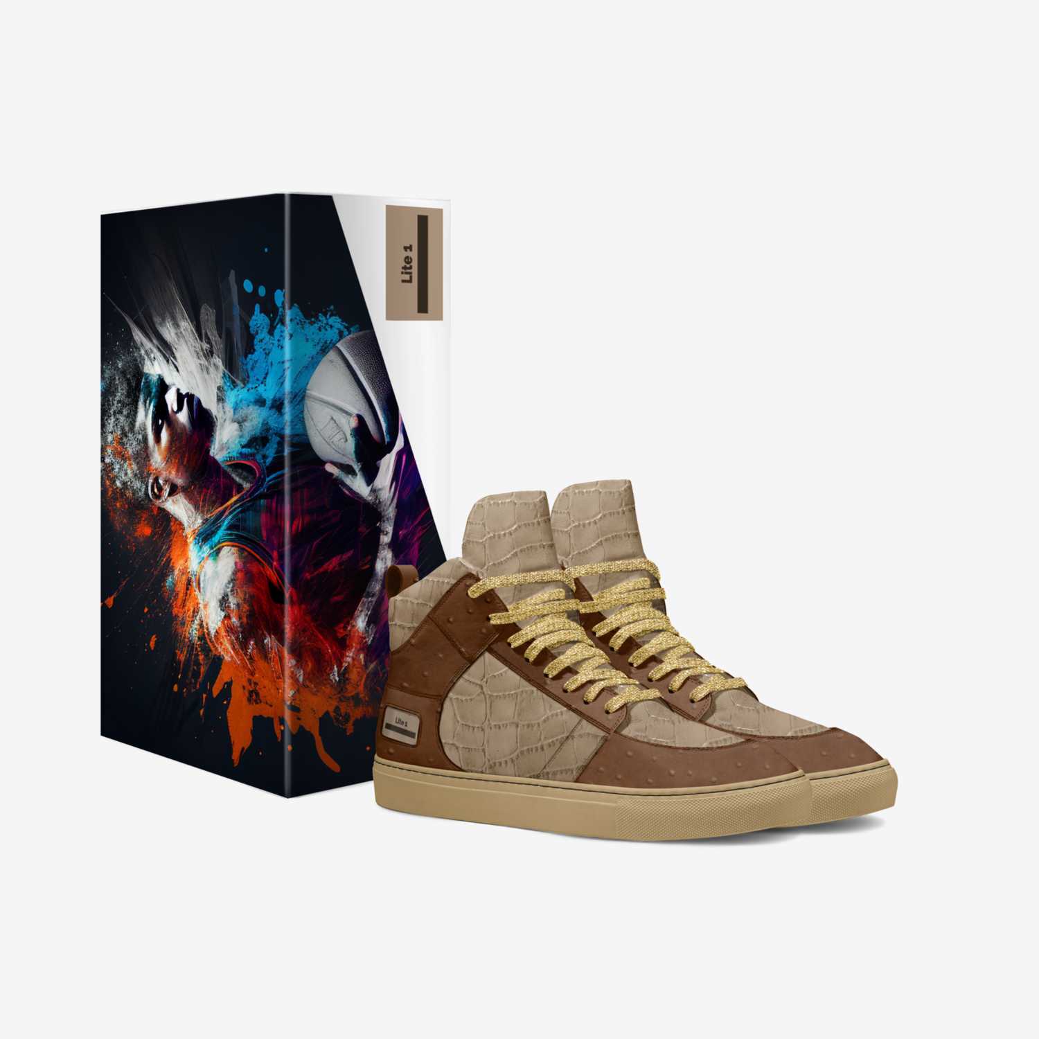 Lite 1 custom made in Italy shoes by Jeffery Collins | Box view