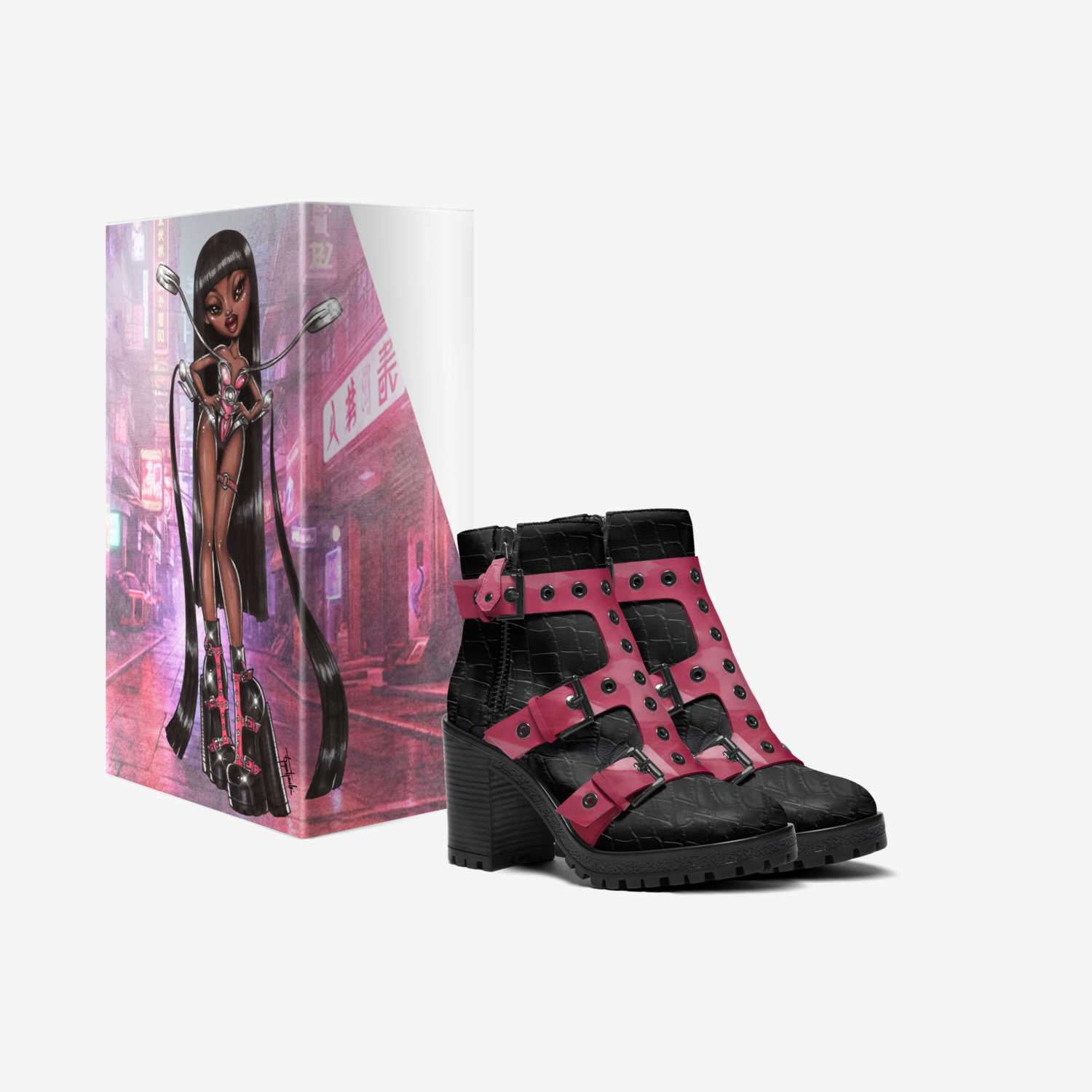 🖤CANDY💖 custom made in Italy shoes by Trey Fx | Box view