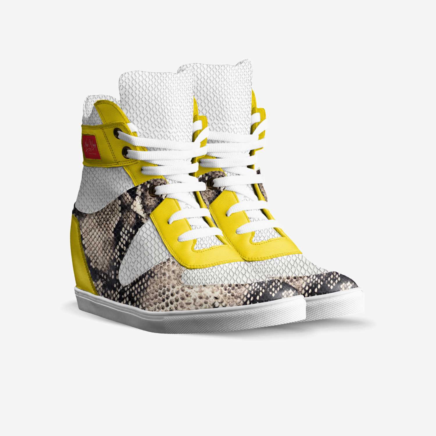 Nicole Kelley custom made in Italy shoes by Colette Bates | Double view