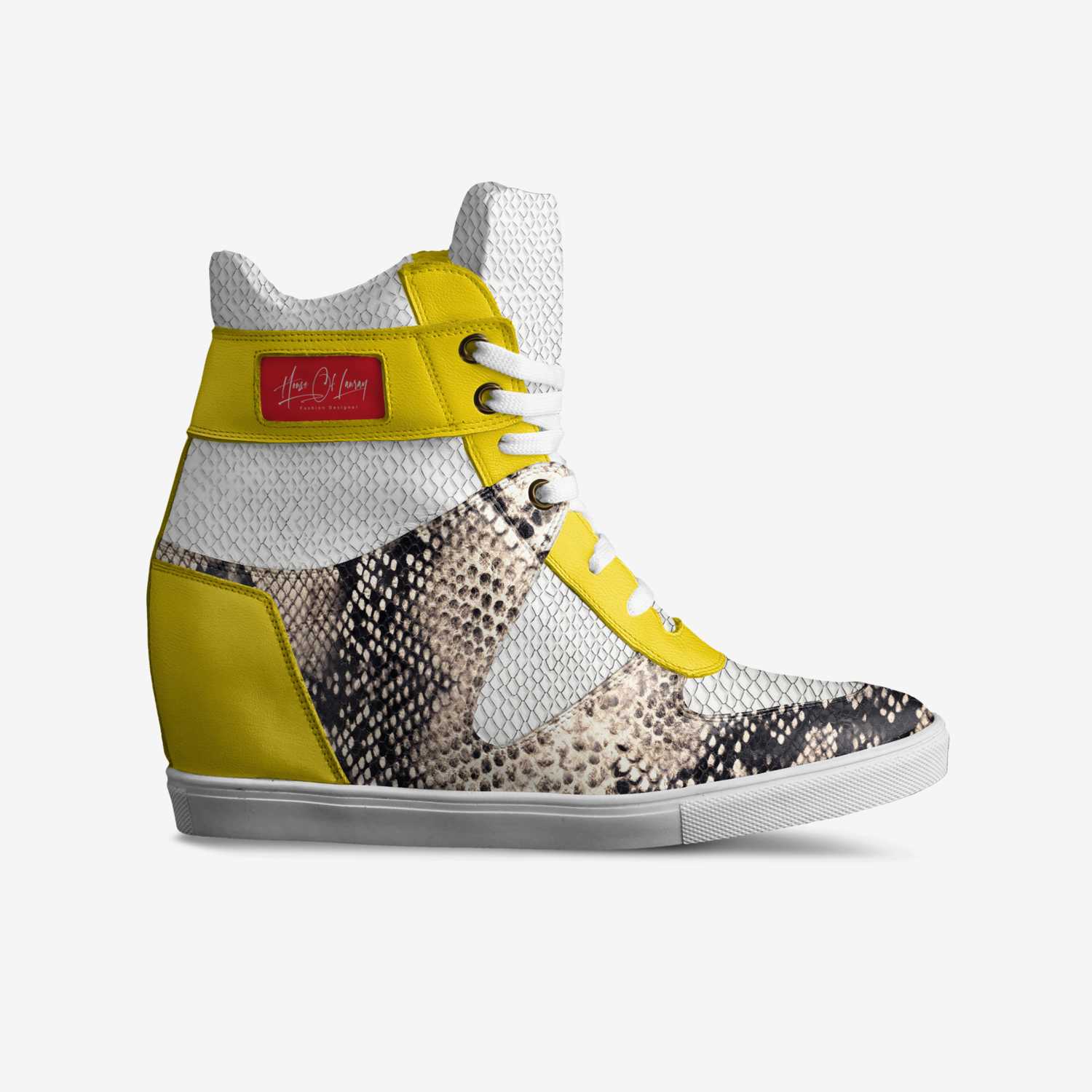 Nicole Kelley custom made in Italy shoes by Colette Bates | Side view