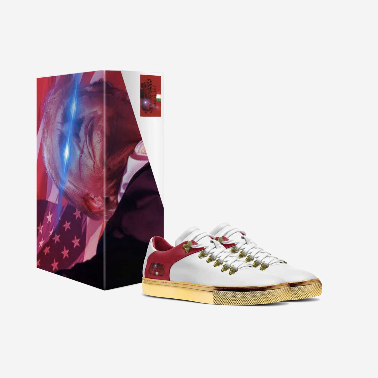 Joeilov3s𝕏MAGA custom made in Italy shoes by Joanna Sanchez | Box view