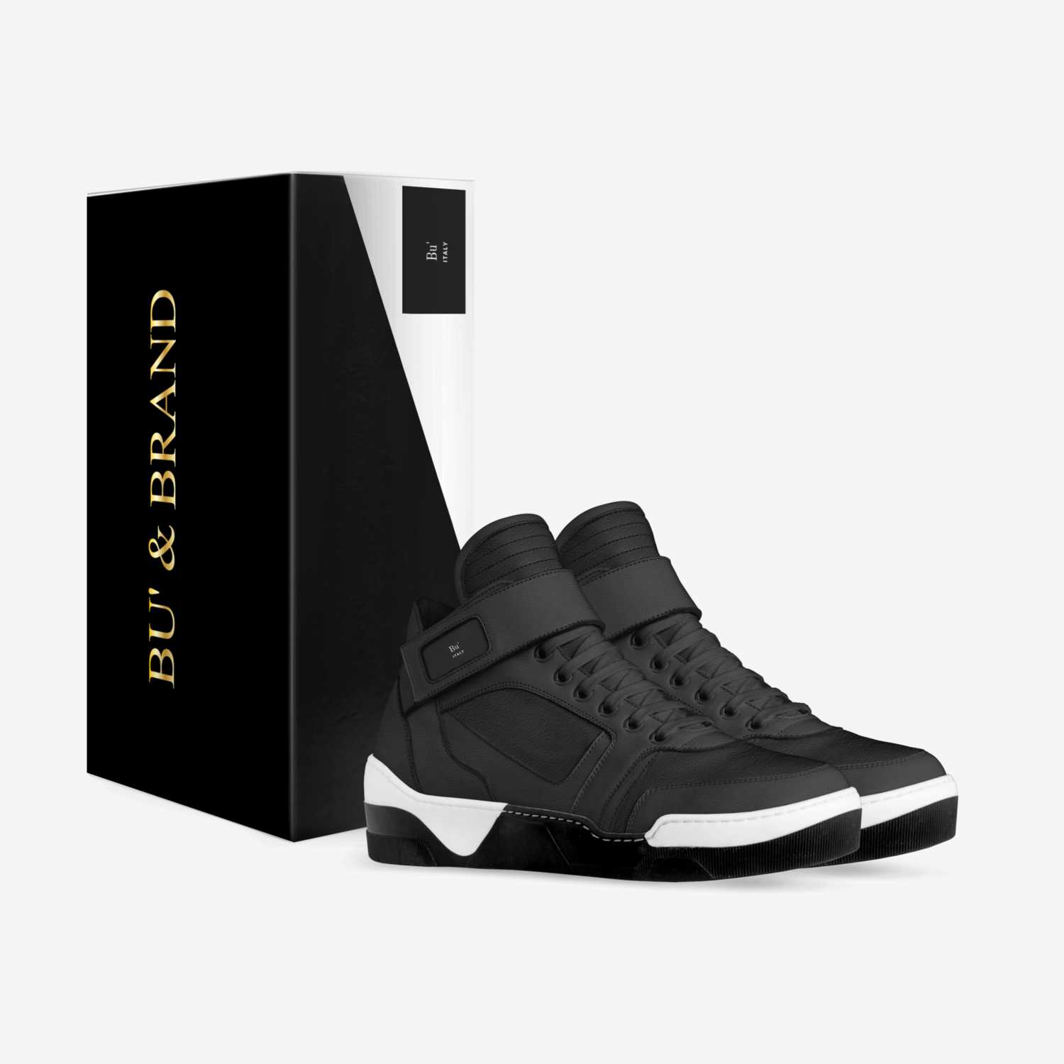 Bu - Sport Black custom made in Italy shoes by X Bu Italy | Box view