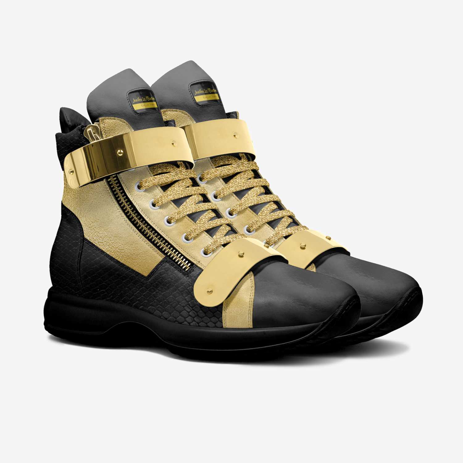 Joeilov3s/Batman  custom made in Italy shoes by Joanna Sanchez | Double view