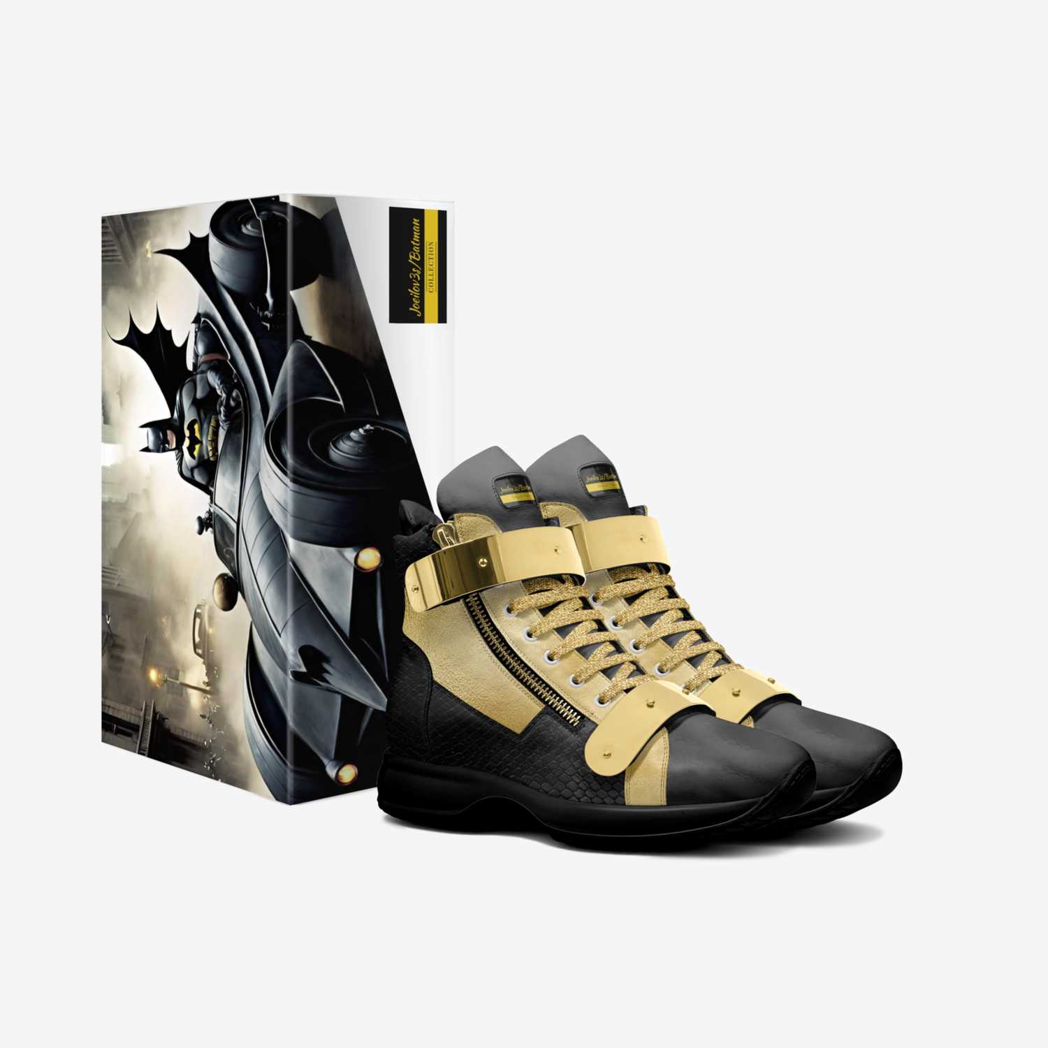 Joeilov3s/Batman  custom made in Italy shoes by Joanna Sanchez | Box view