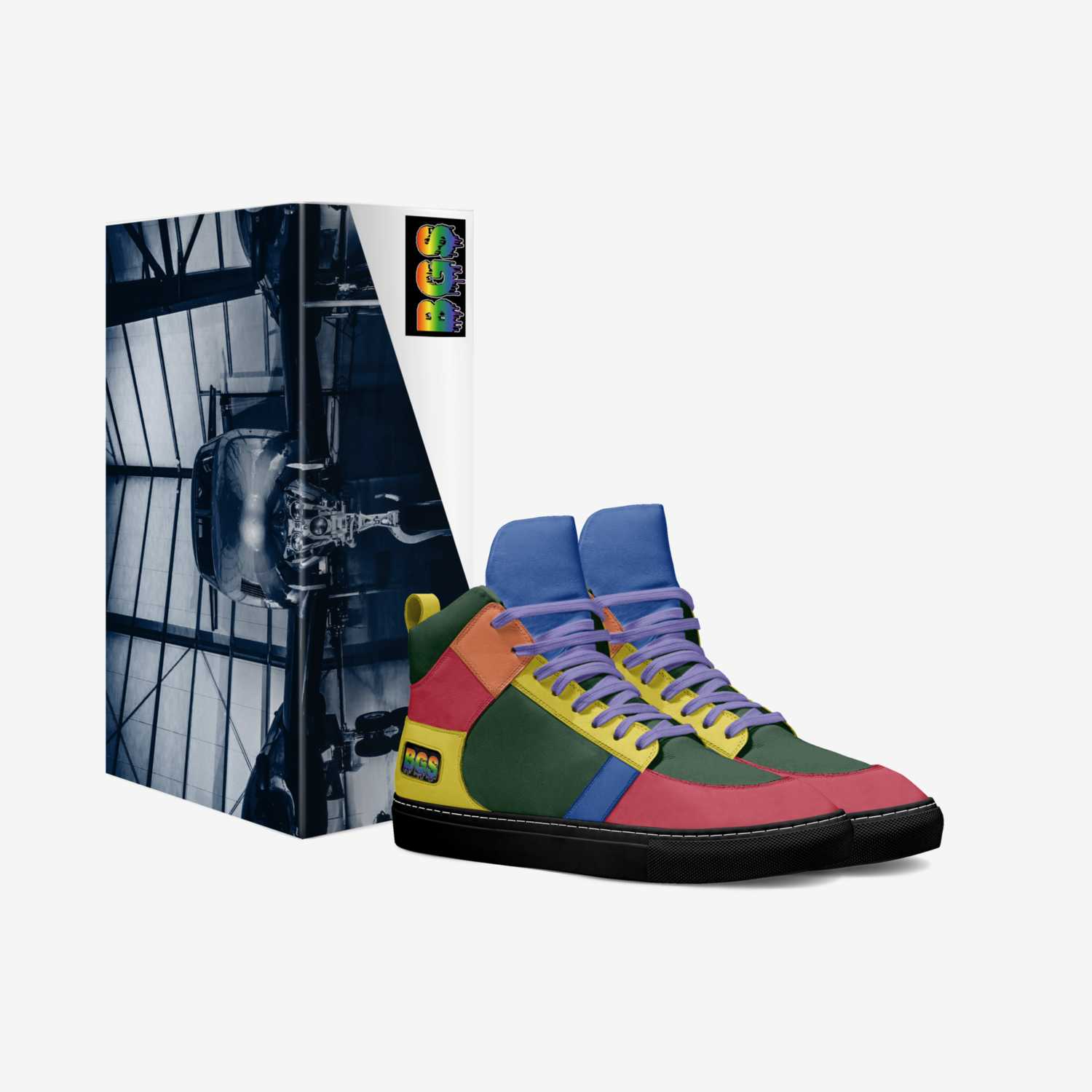 BGS 1 custom made in Italy shoes by Cory Searcy | Box view