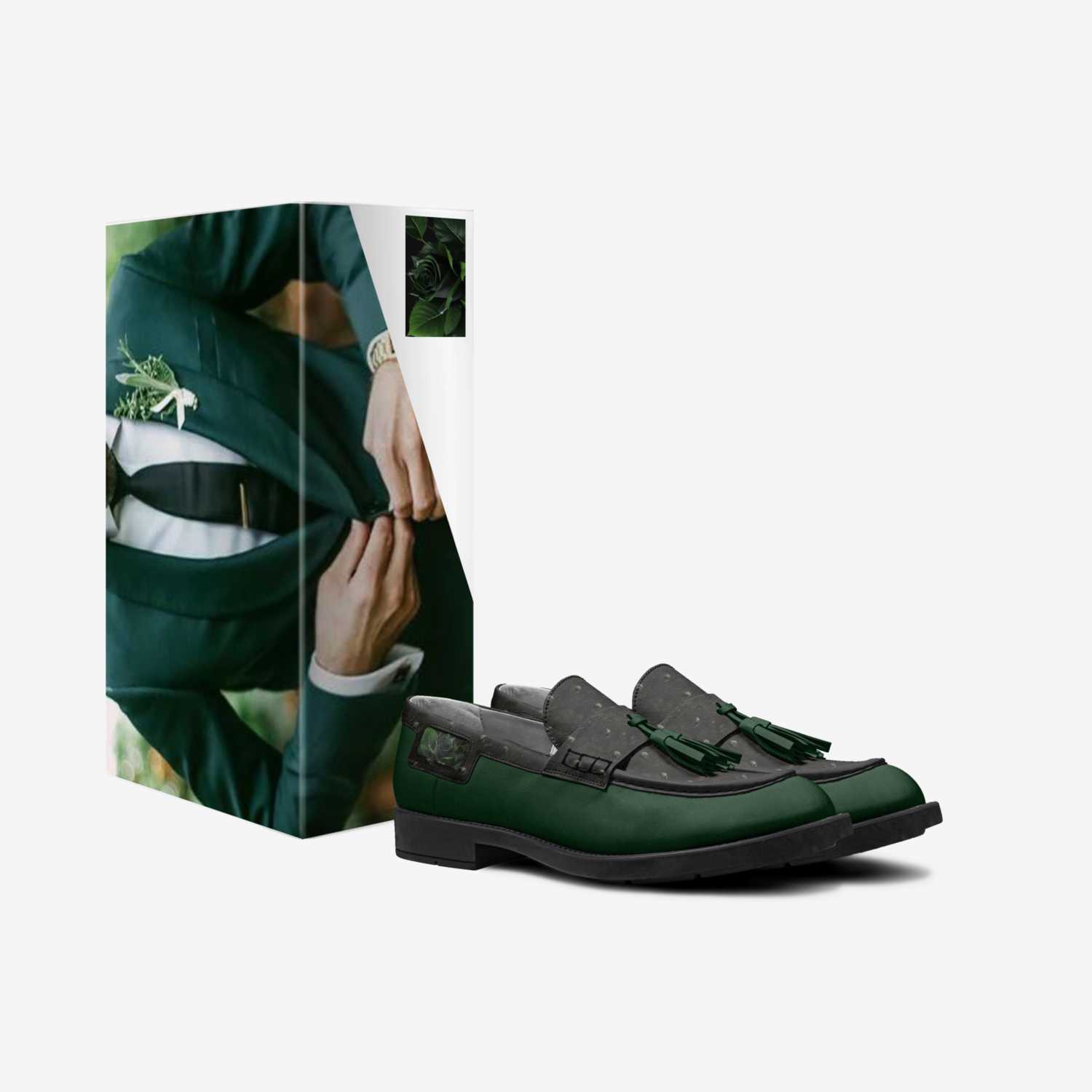 الوردة السوداء custom made in Italy shoes by Caleb Thompson | Box view