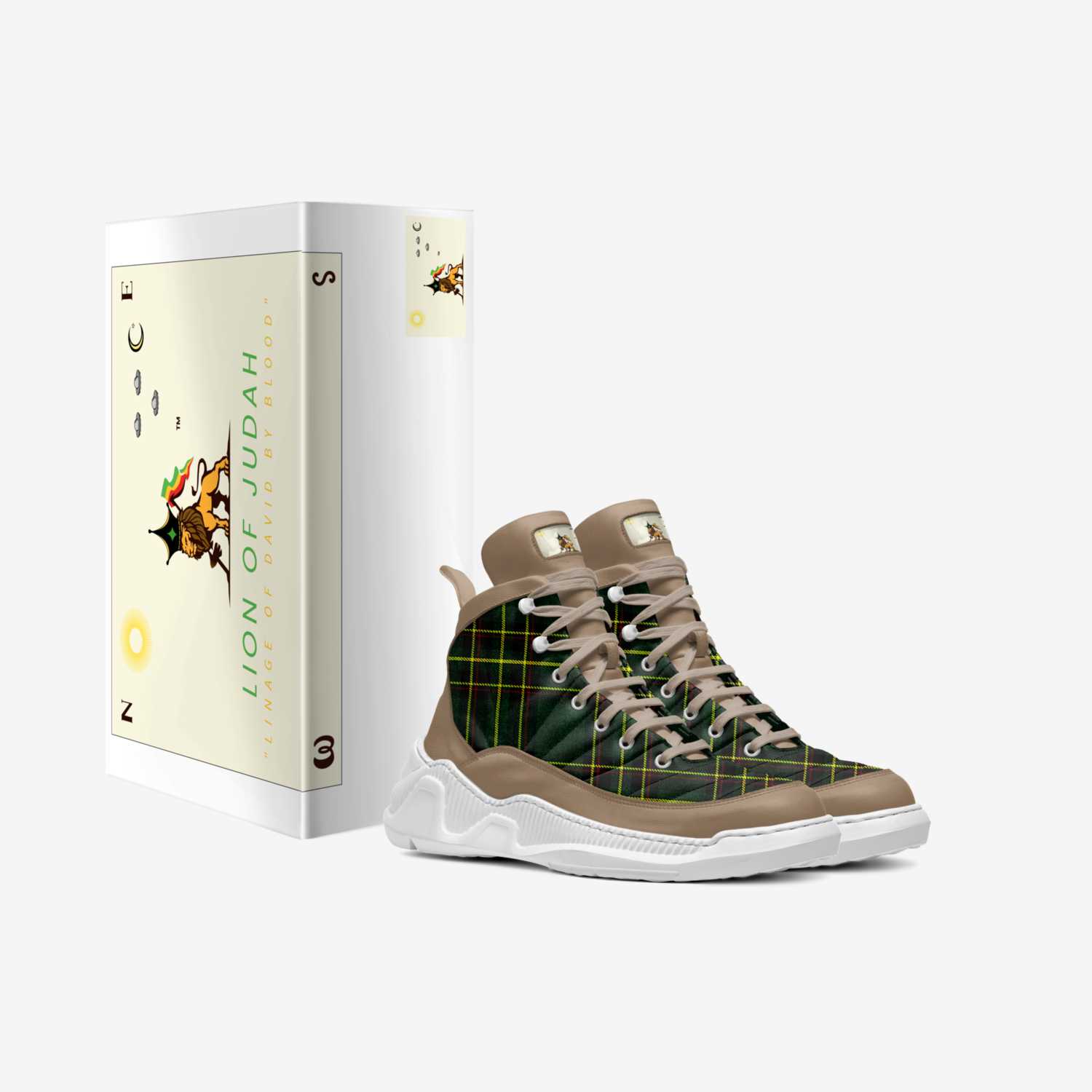 "Lion Of Judah's" custom made in Italy shoes by Eddie Amos Bey | Box view