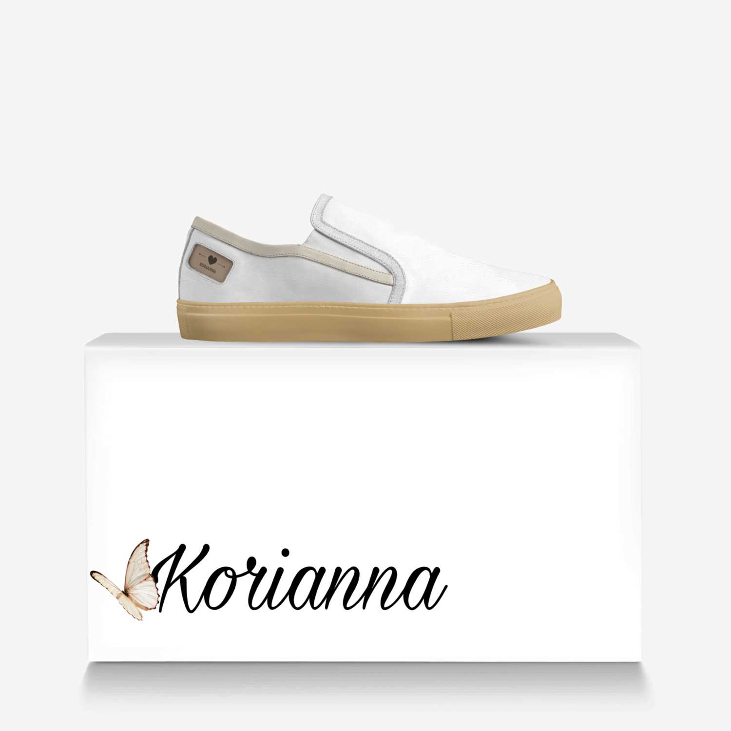 Korianna  custom made in Italy shoes by Jessica Imhoff | Over box view