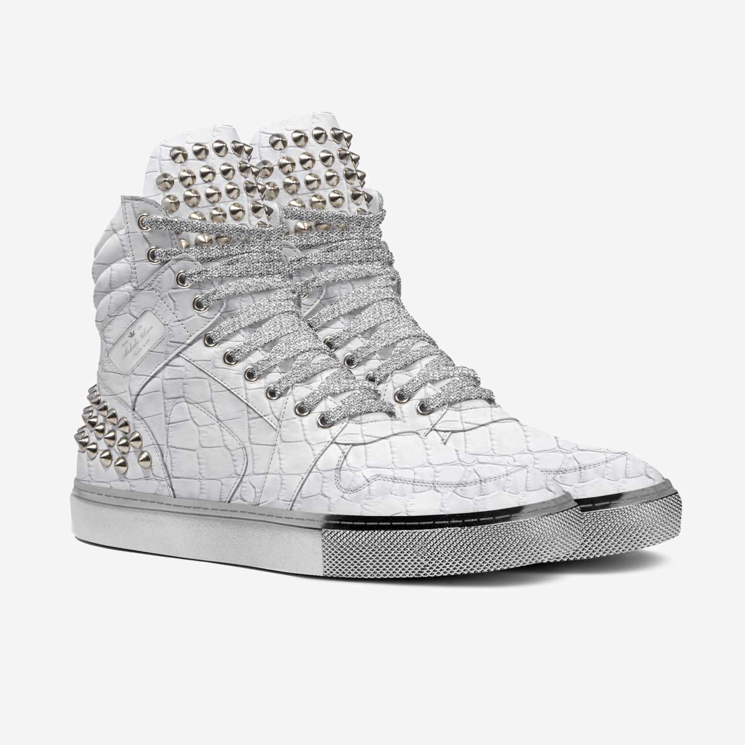 Ahshaki Gibson custom made in Italy shoes by Ahshaki Gibson | Double view