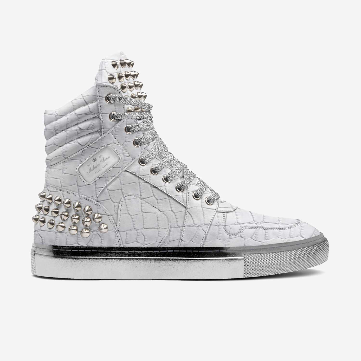 Ahshaki Gibson custom made in Italy shoes by Ahshaki Gibson | Side view
