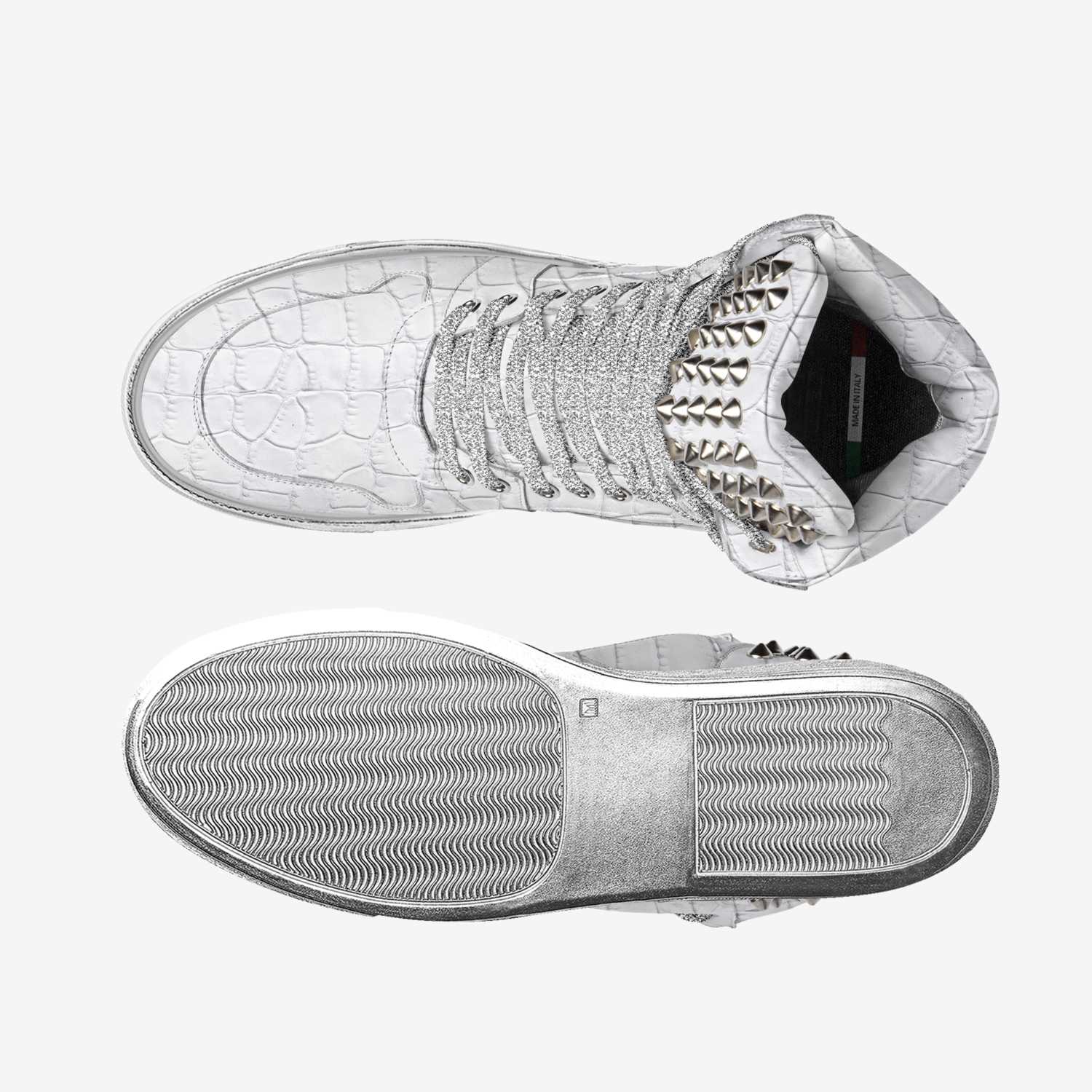 Ahshaki Gibson custom made in Italy shoes by Ahshaki Gibson | Top view