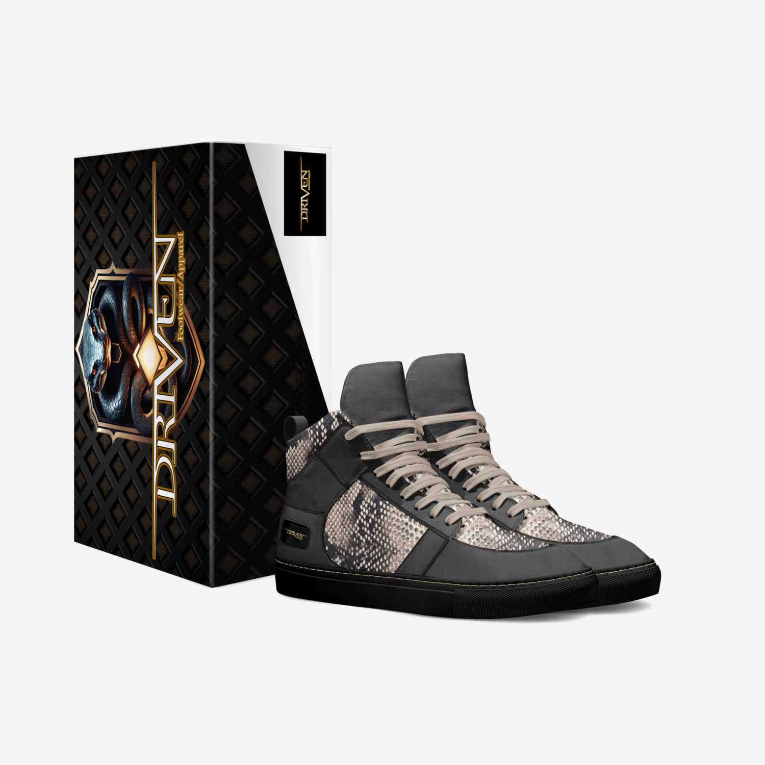 Scaled Ambitions  custom made in Italy shoes by Jason Oberly | Box view