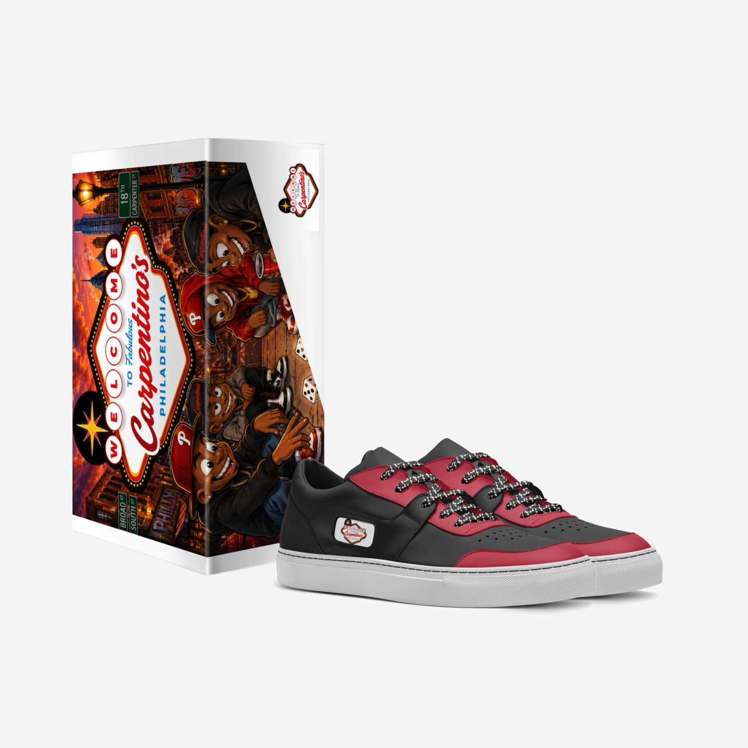 Carpentino’s  custom made in Italy shoes by Tyrone Washington | Box view