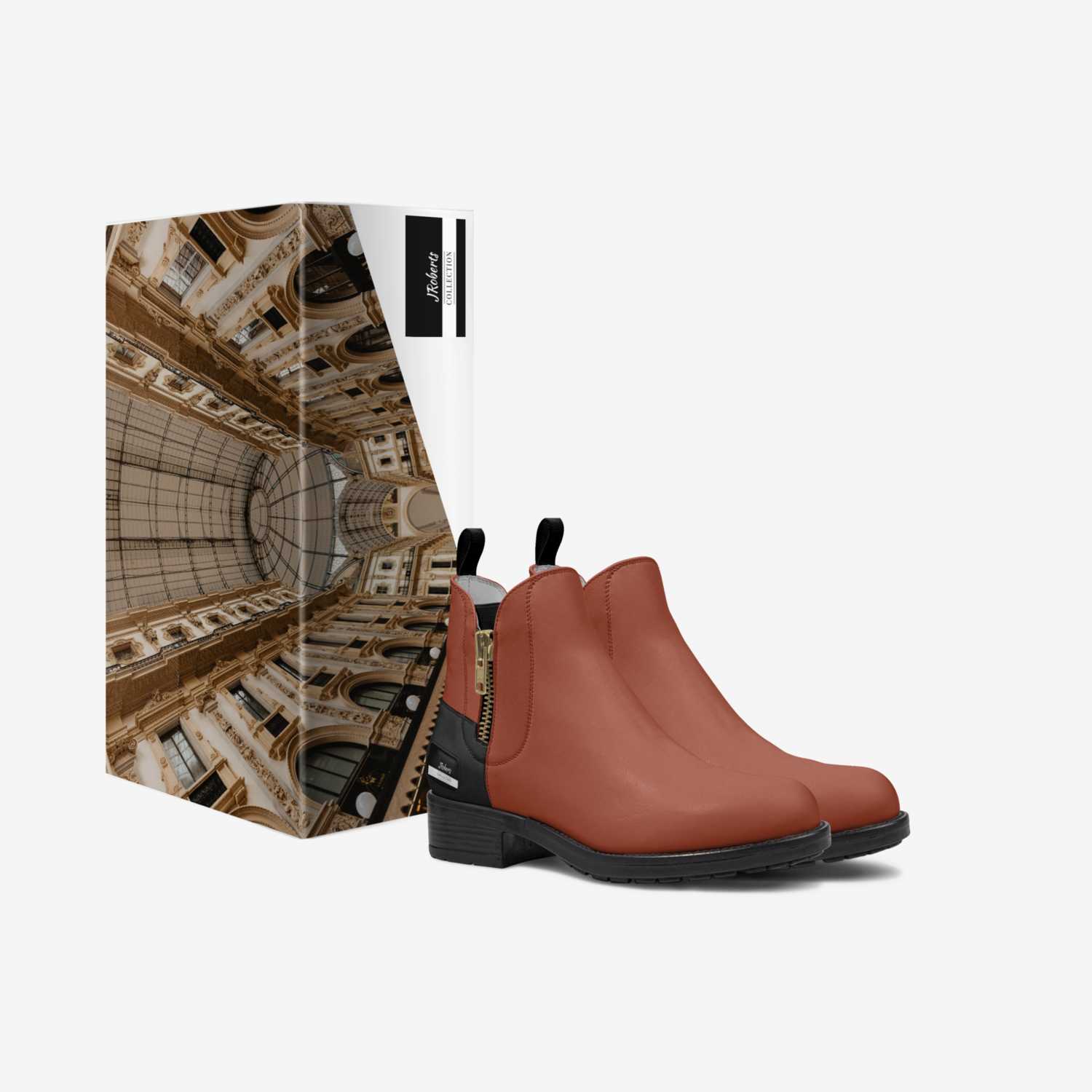 JRoberts custom made in Italy shoes by Jaylen Black | Box view