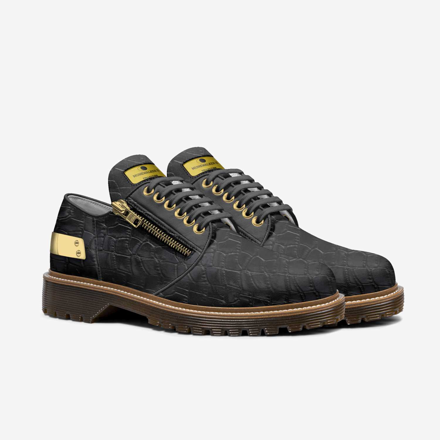 MUNEWALKER II custom made in Italy shoes by Ruben Peeler | Double view