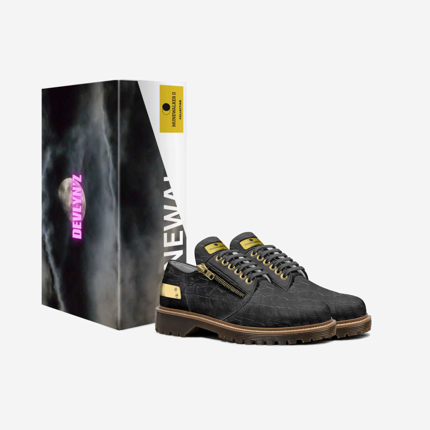 MUNEWALKER II custom made in Italy shoes by Ruben Peeler | Box view
