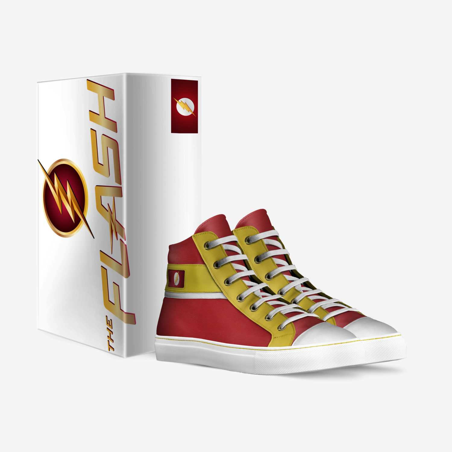 The Flash custom made in Italy shoes by Sariyah Binno | Box view