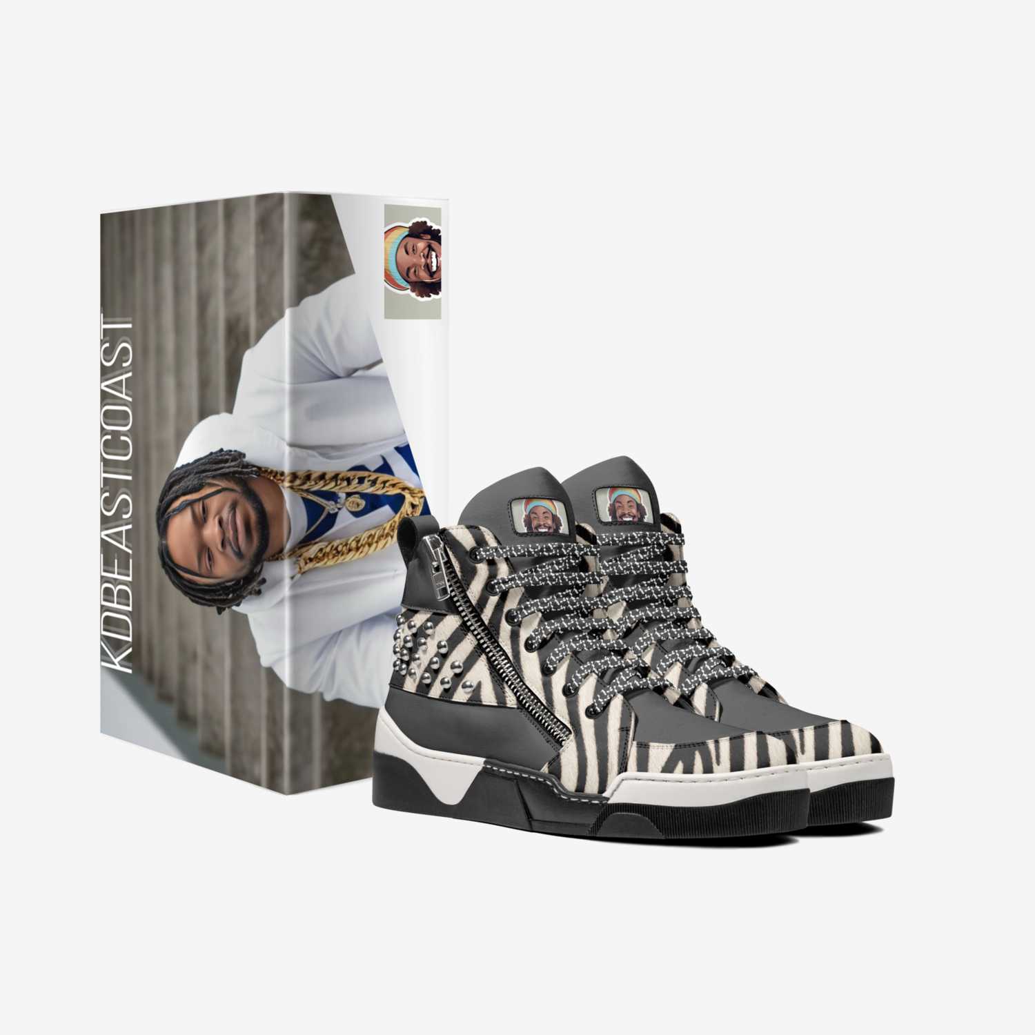 G.W.I custom made in Italy shoes by Kemar Donovan Bailey | Box view