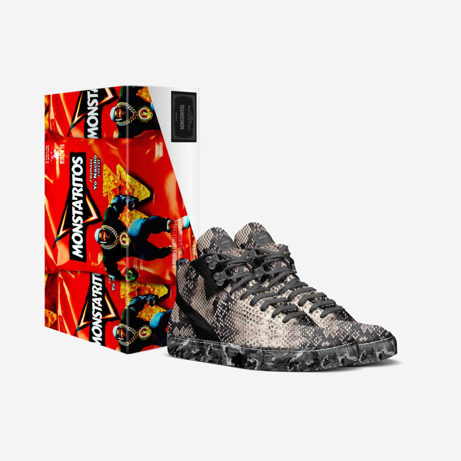 MONSTA'RITOS custom made in Italy shoes by Gifted Company & Monsta Yo Company | Box view
