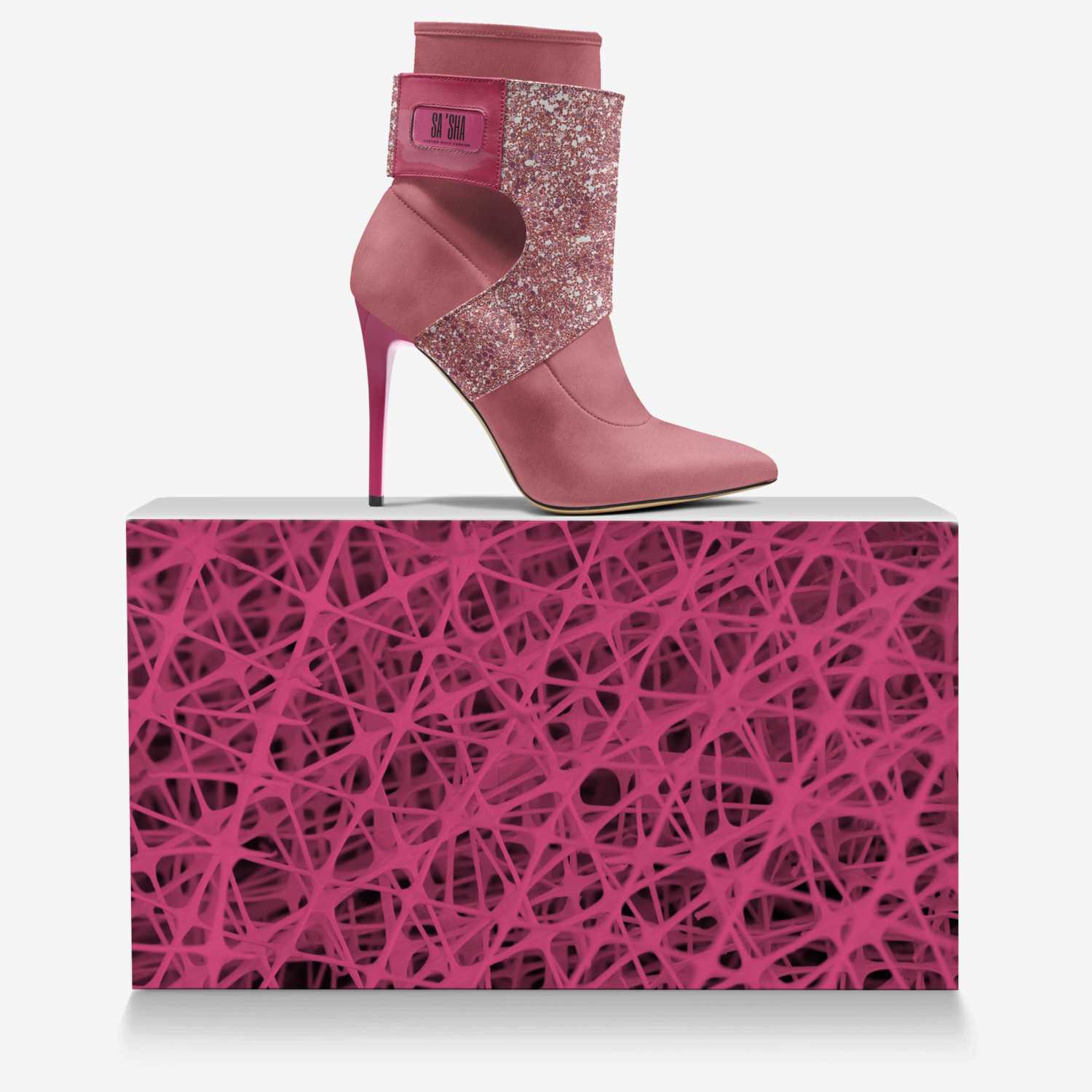 Sa’sha custom made in Italy shoes by Shannon Phillips | Over box view