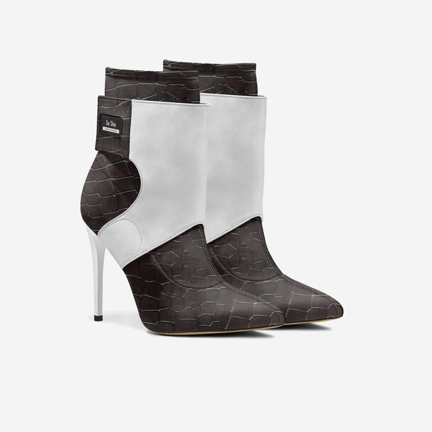 Sa’Sha custom made in Italy shoes by Shannon Phillips | Double view