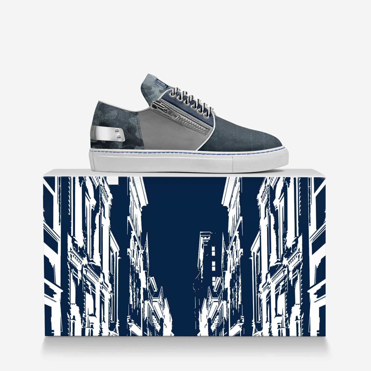 SA’SHA custom made in Italy shoes by Shannon Phillips | Over box view