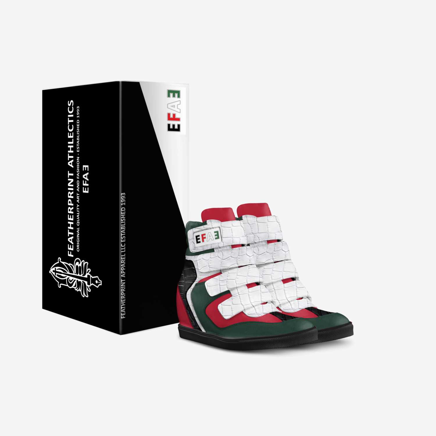 FEATHERPRINT custom made in Italy shoes by Calquota Rawls Iv | Box view