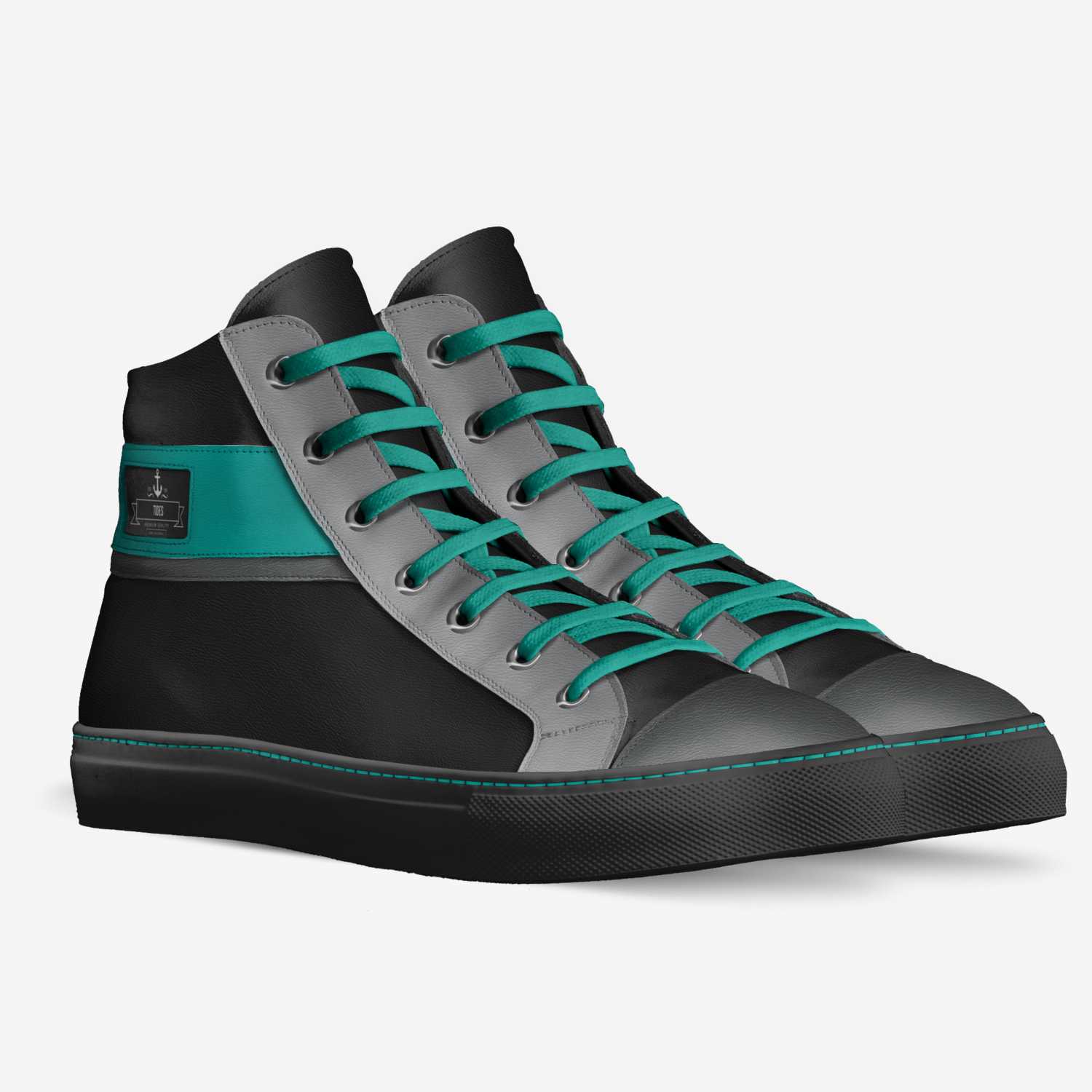 Tides custom made in Italy shoes by Tasha Tides | Double view