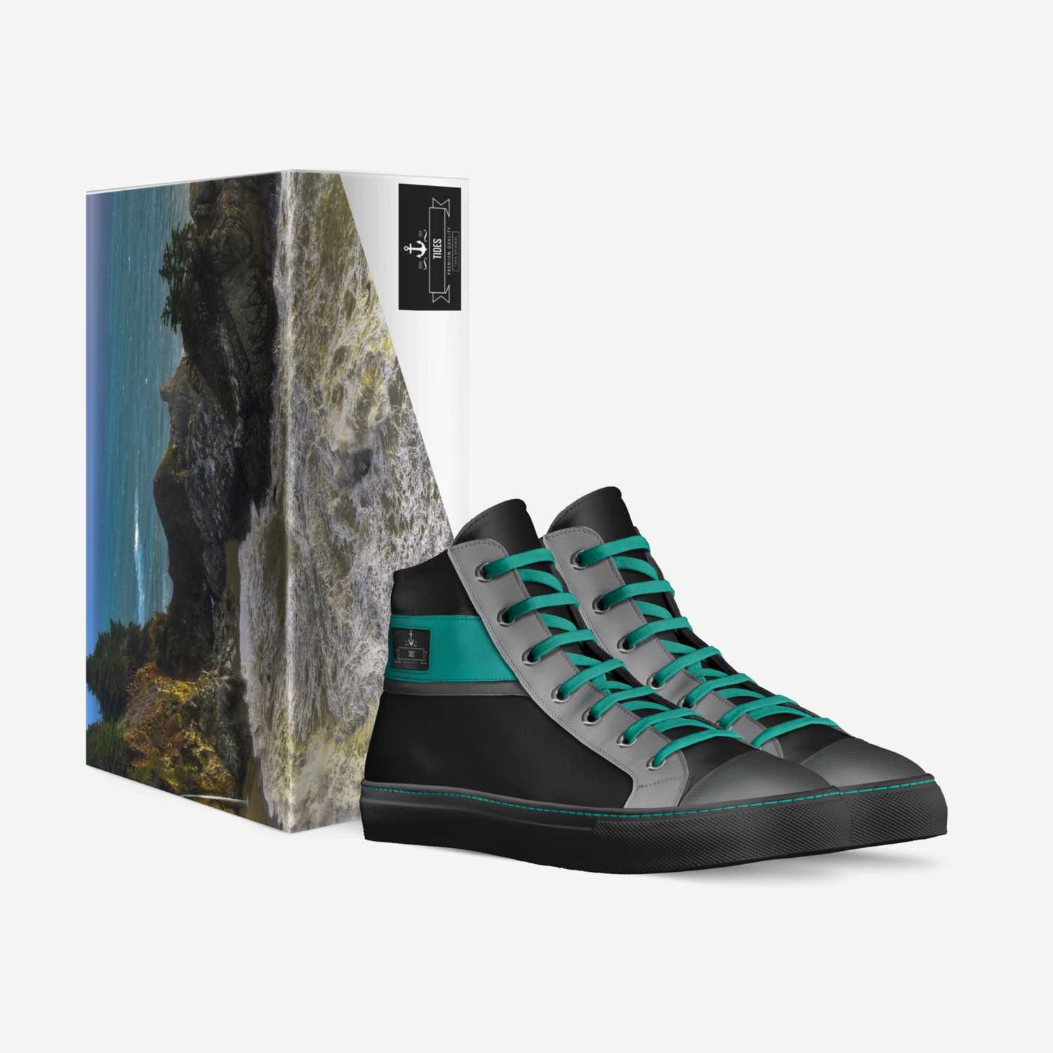 Tides custom made in Italy shoes by Tasha Tides | Box view