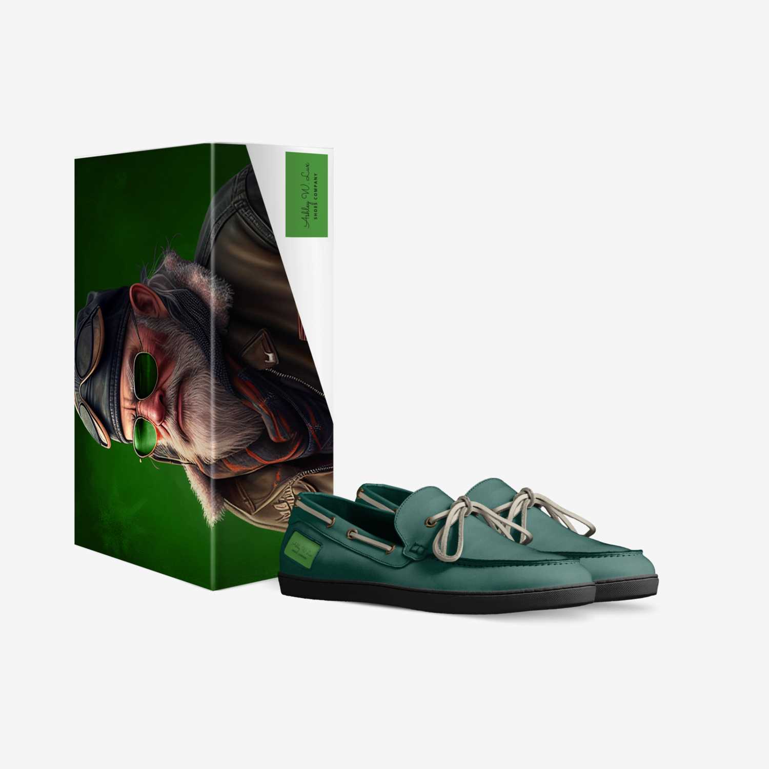 Ashley W. Lux custom made in Italy shoes by Ebony Williams | Box view