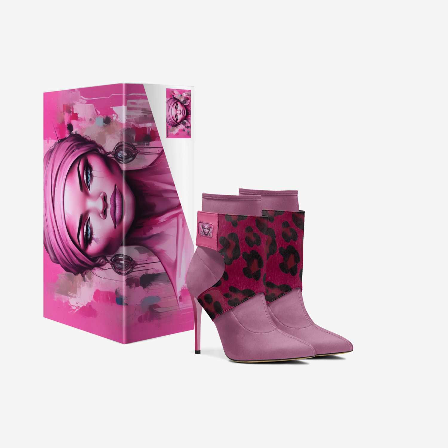 HerEyes custom made in Italy shoes by Desiree Sims | Box view