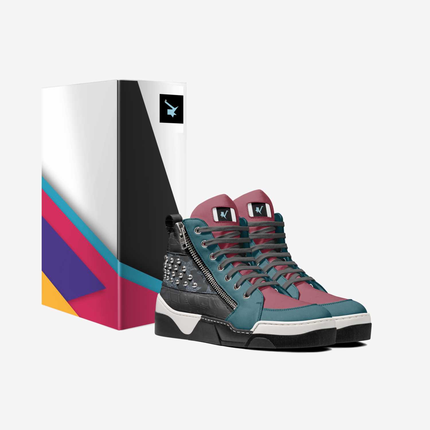 CheckeredGoose z5 custom made in Italy shoes by Greg Snow | Box view