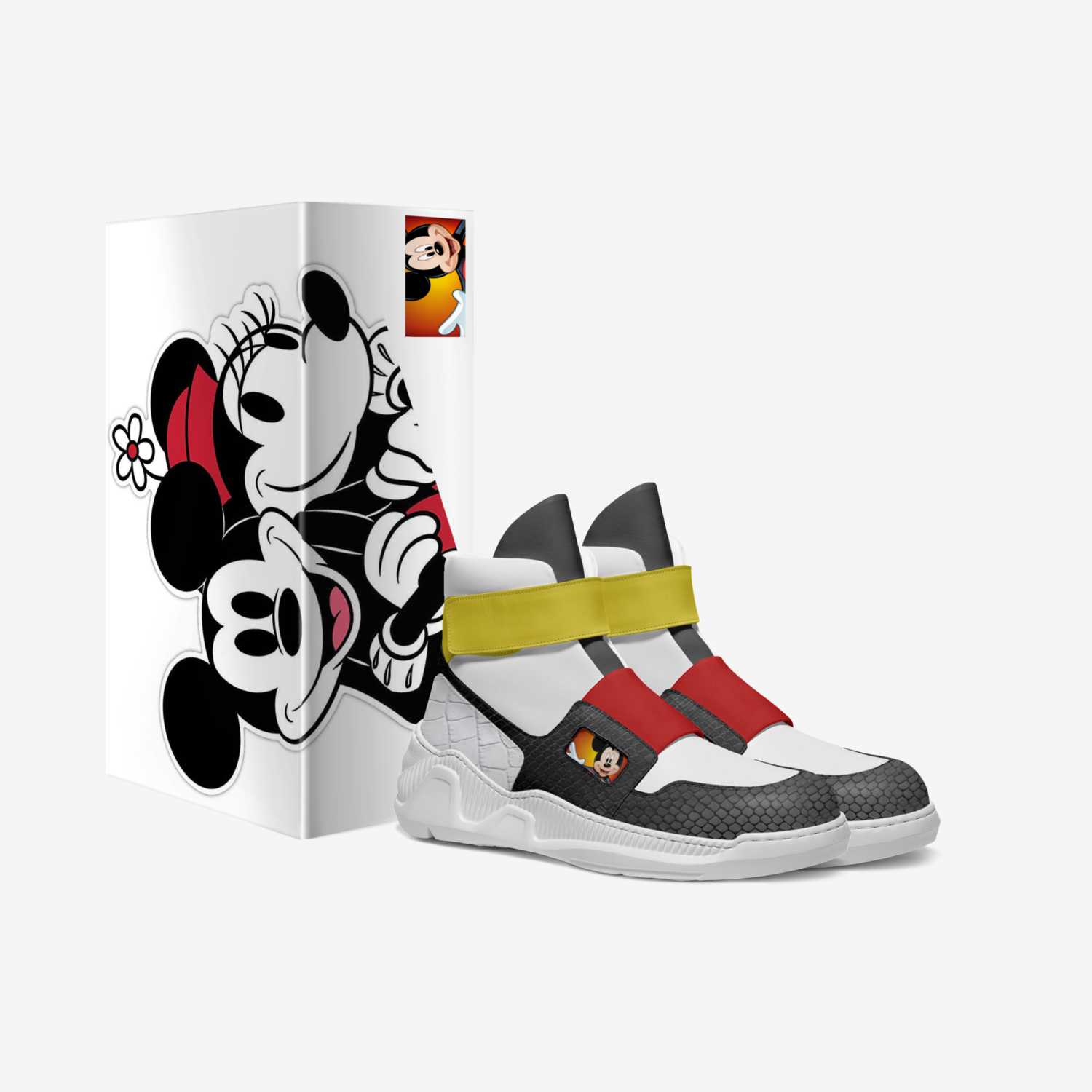 The Mickey Origins custom made in Italy shoes by Rich King | Box view
