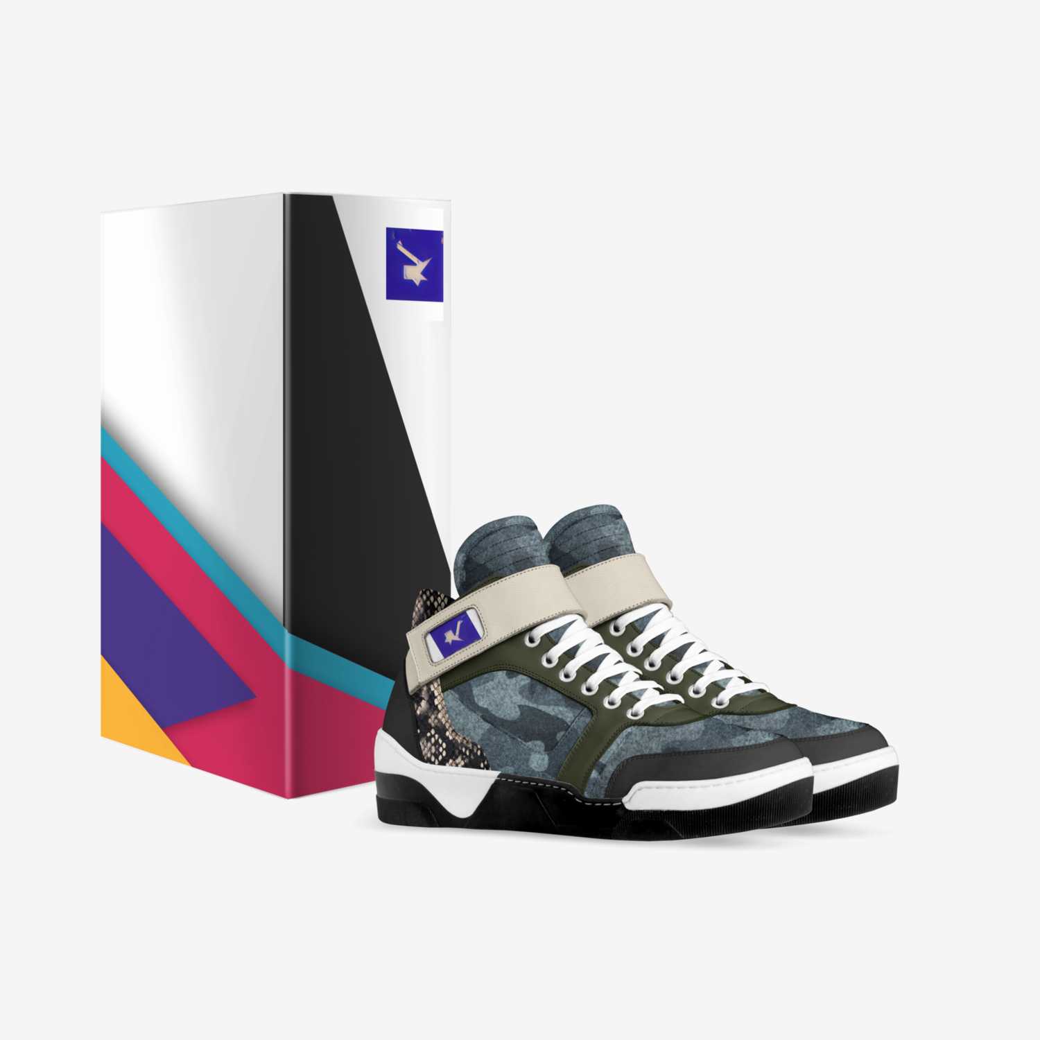 CheckeredGoose z6 custom made in Italy shoes by Greg Snow | Box view