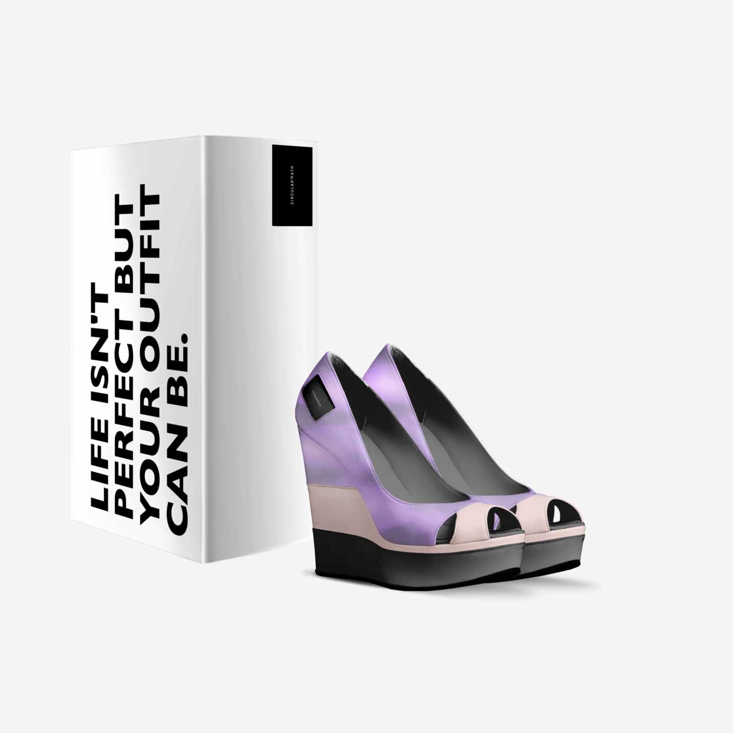 CIRCULAR PATH custom made in Italy shoes by Amanda Murray | Box view