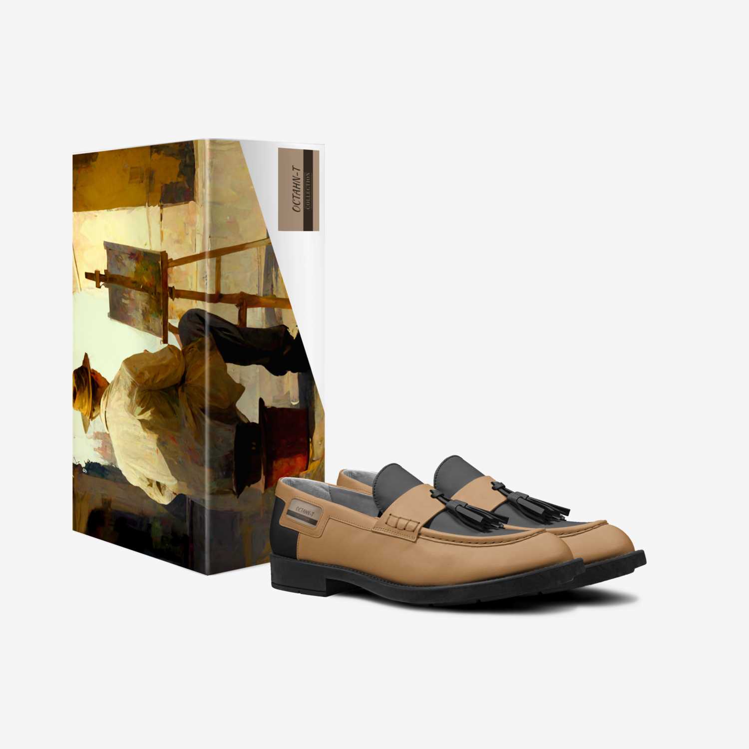 OCTAHN-T custom made in Italy shoes by Thaddeus Hancock | Box view