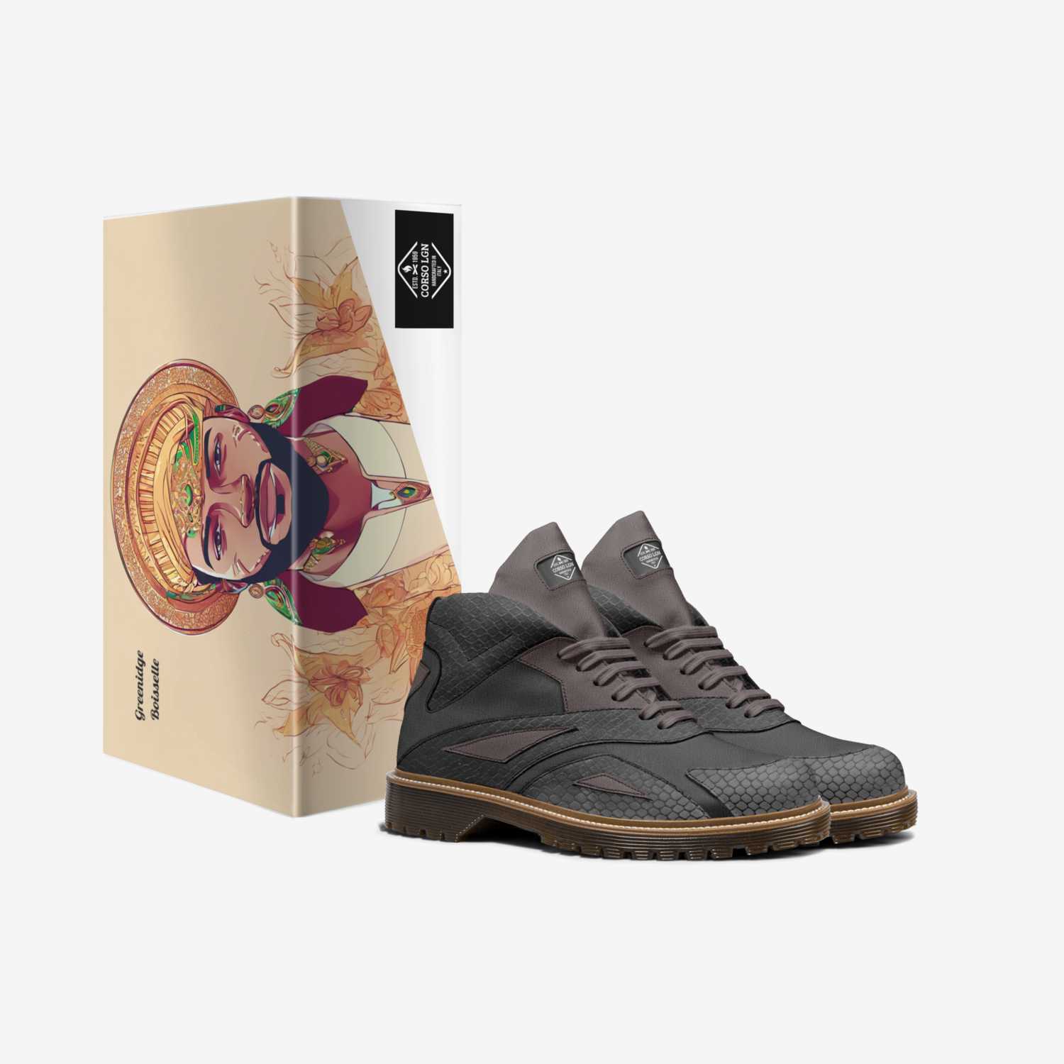 Corso custom made in Italy shoes by Ivan Greenidge | Box view