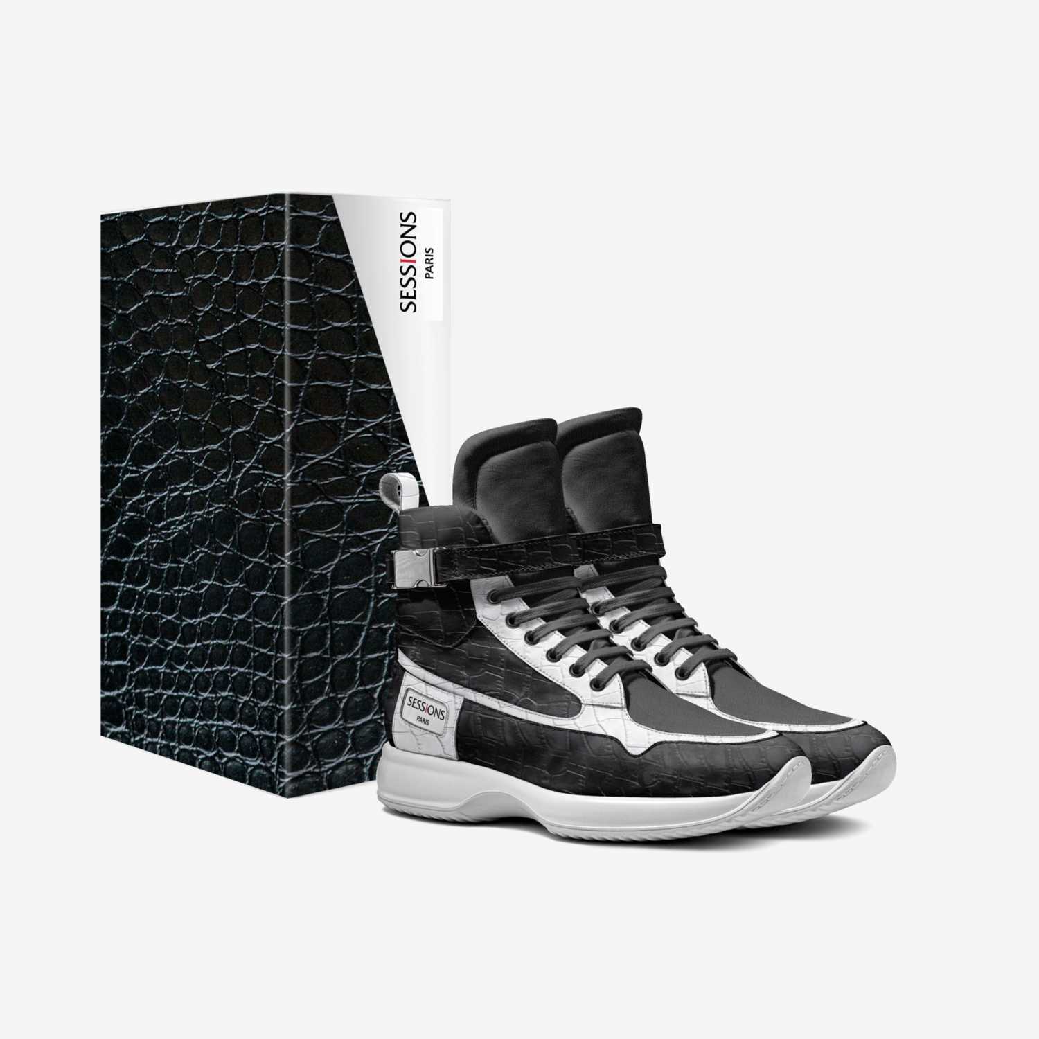 The Sessions Brand custom made in Italy shoes by Mario Sesssions | Box view