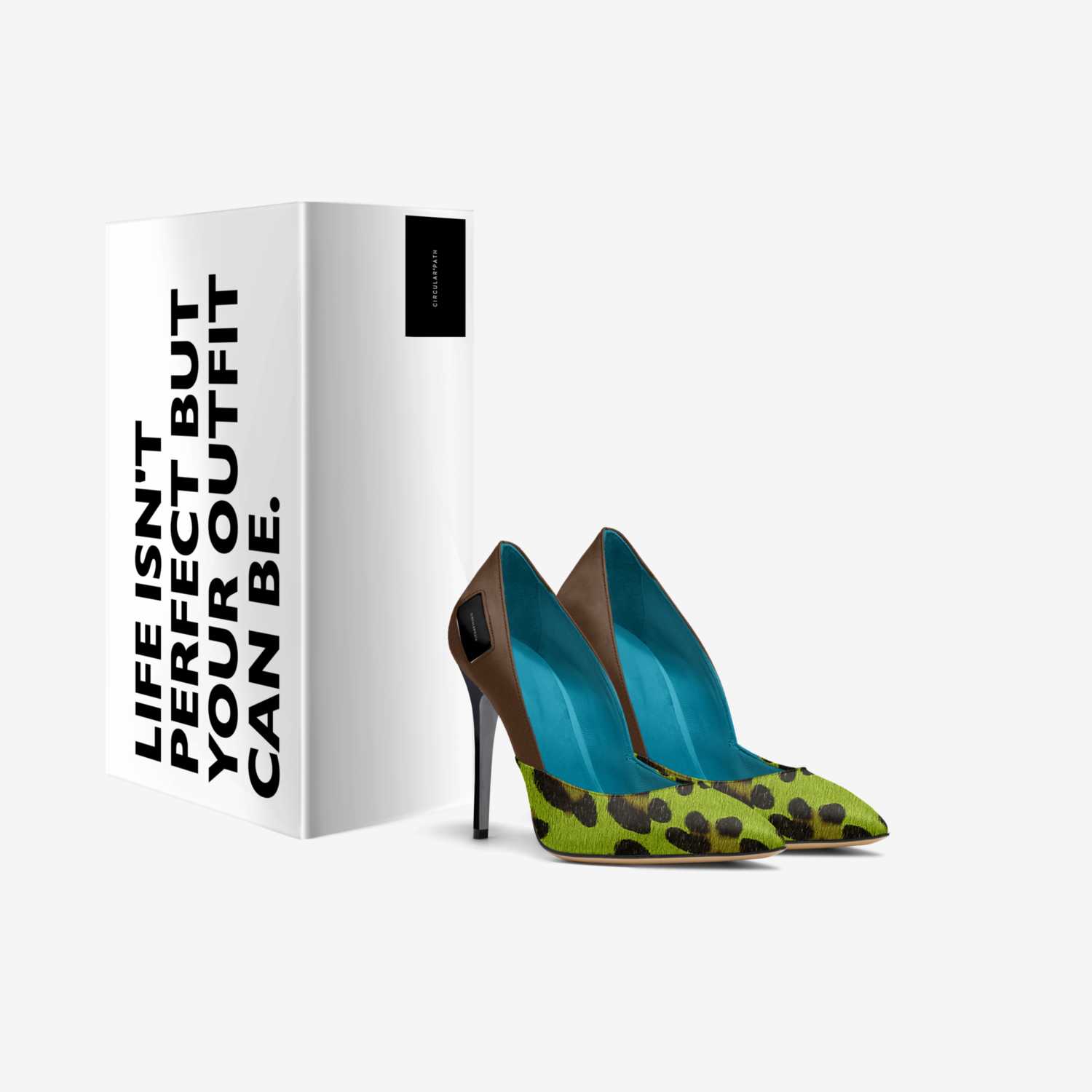 CIRCULAR PATH custom made in Italy shoes by Amanda Murray | Box view