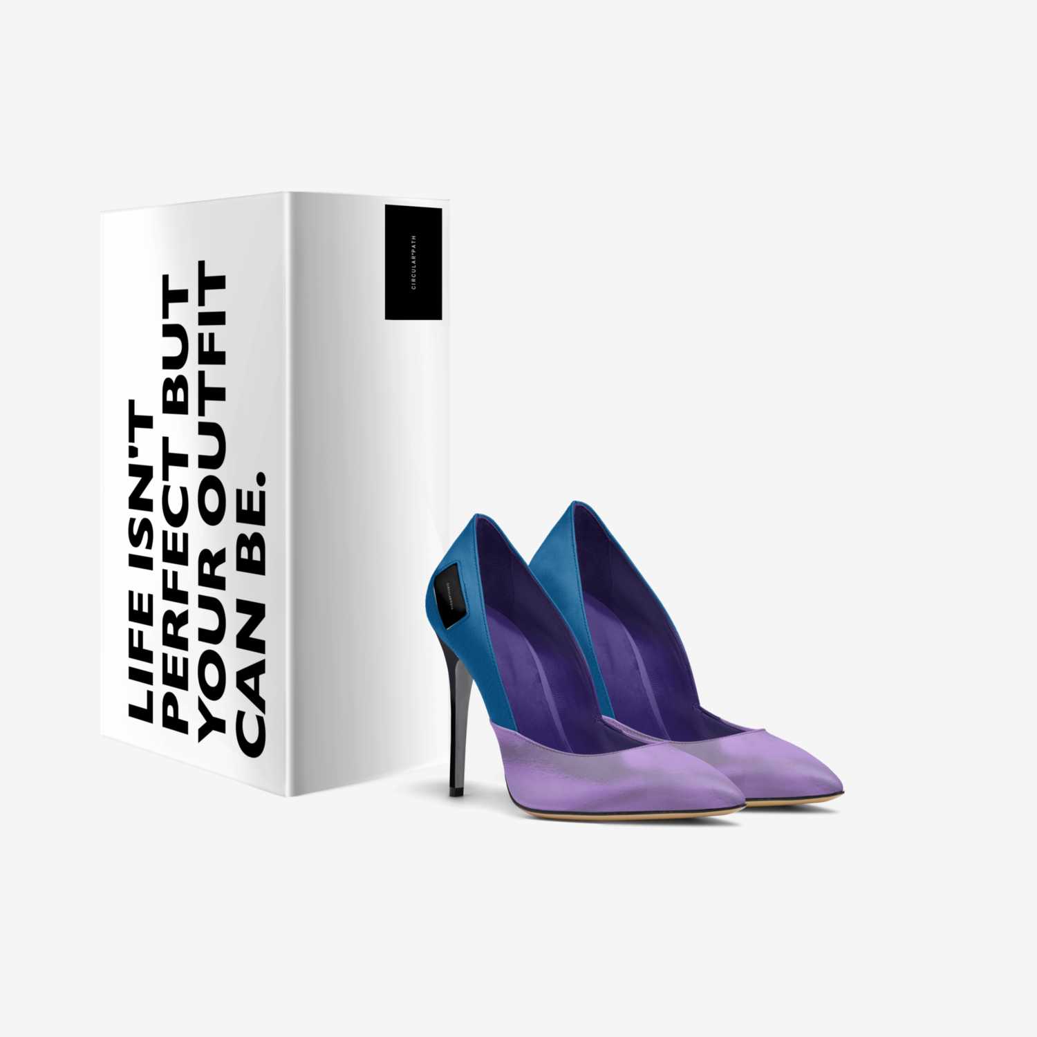 CIRCULAR PATH custom made in Italy shoes by Amanda Murray | Box view