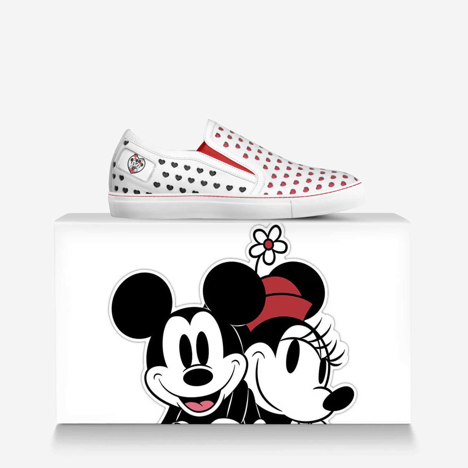 The Mickey H2H custom made in Italy shoes by Rich King | Over box view