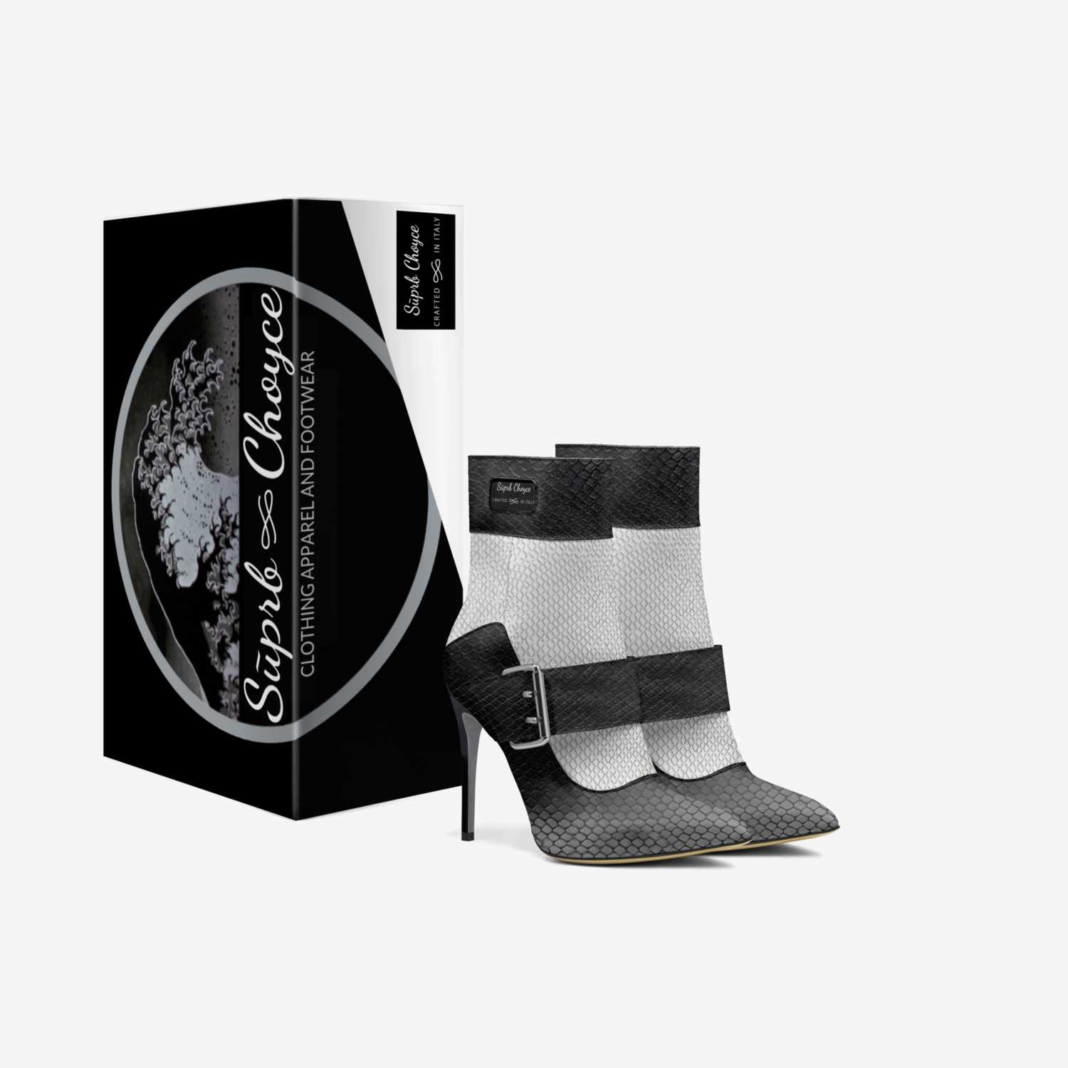 Sūprb Choyce custom made in Italy shoes by Omari Choyce | Box view