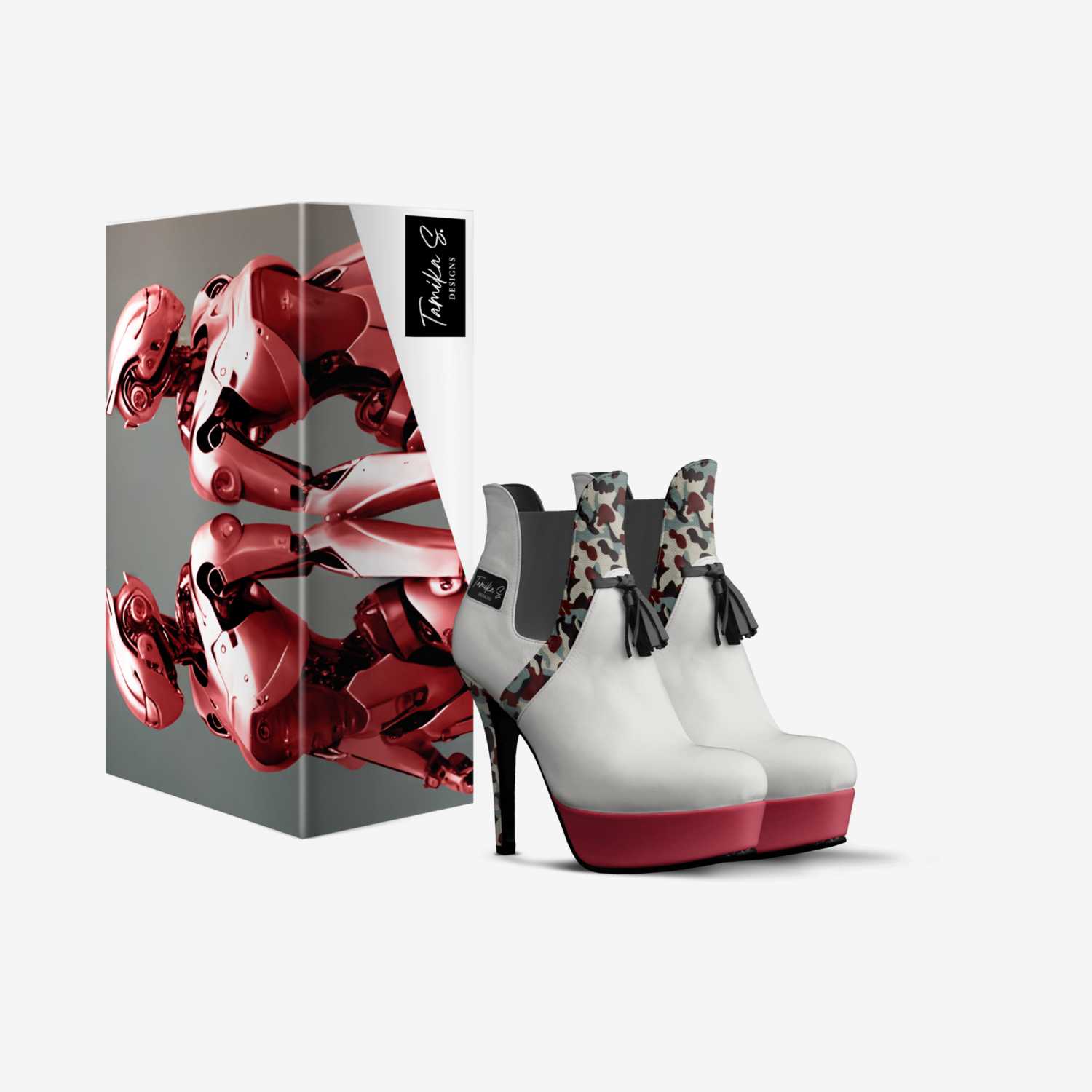 Bolder Too custom made in Italy shoes by Tamika S | Box view