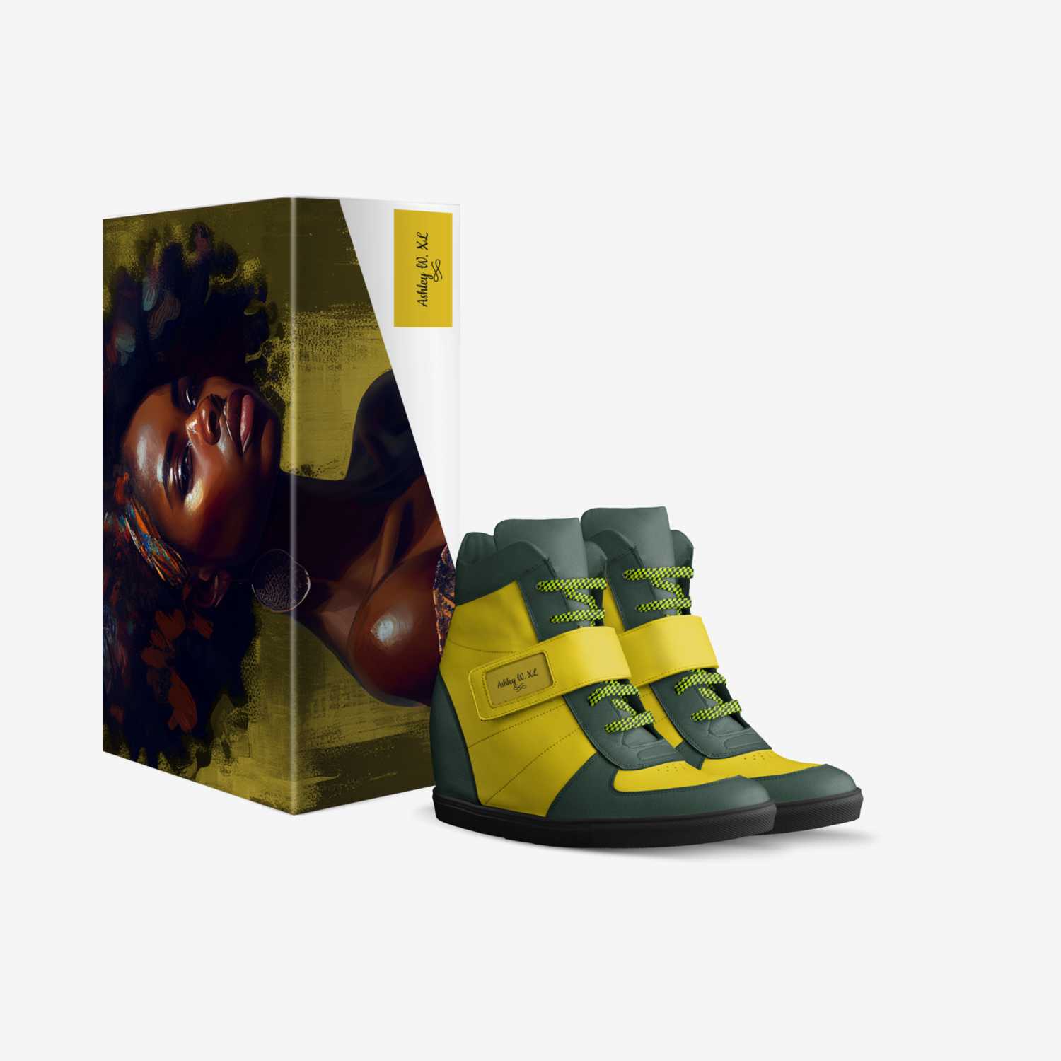 Ashley W. XL custom made in Italy shoes by Ebony Williams | Box view