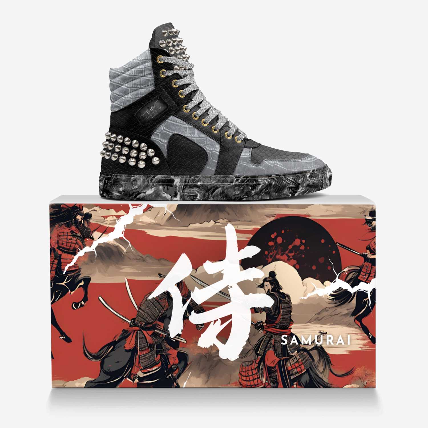 VIVIANT WOLF custom made in Italy shoes by Kenji Fukumoto | Over box view