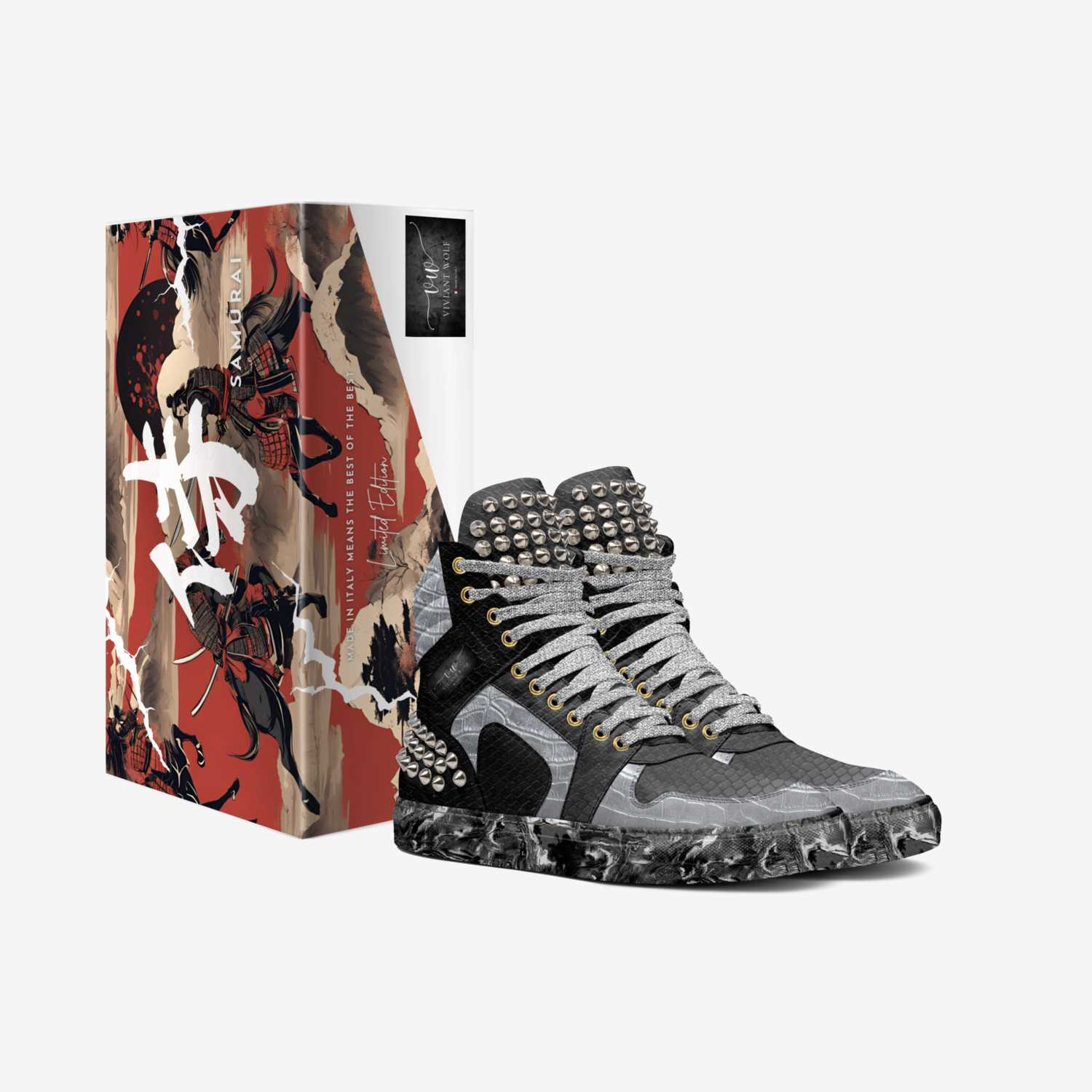 VIVIANT WOLF custom made in Italy shoes by Kenji Fukumoto | Box view