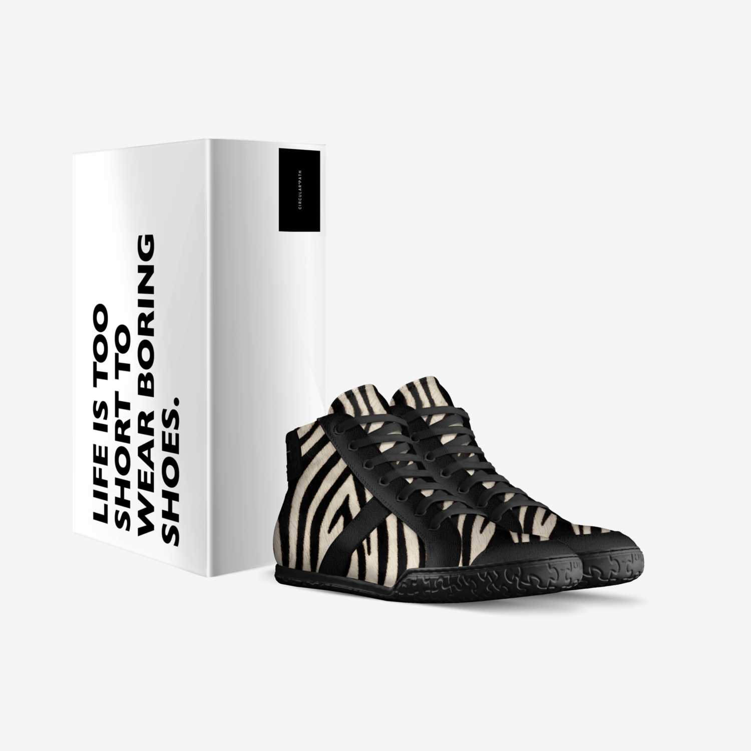 CIRCULAR PATH custom made in Italy shoes by Amanda Murray | Box view