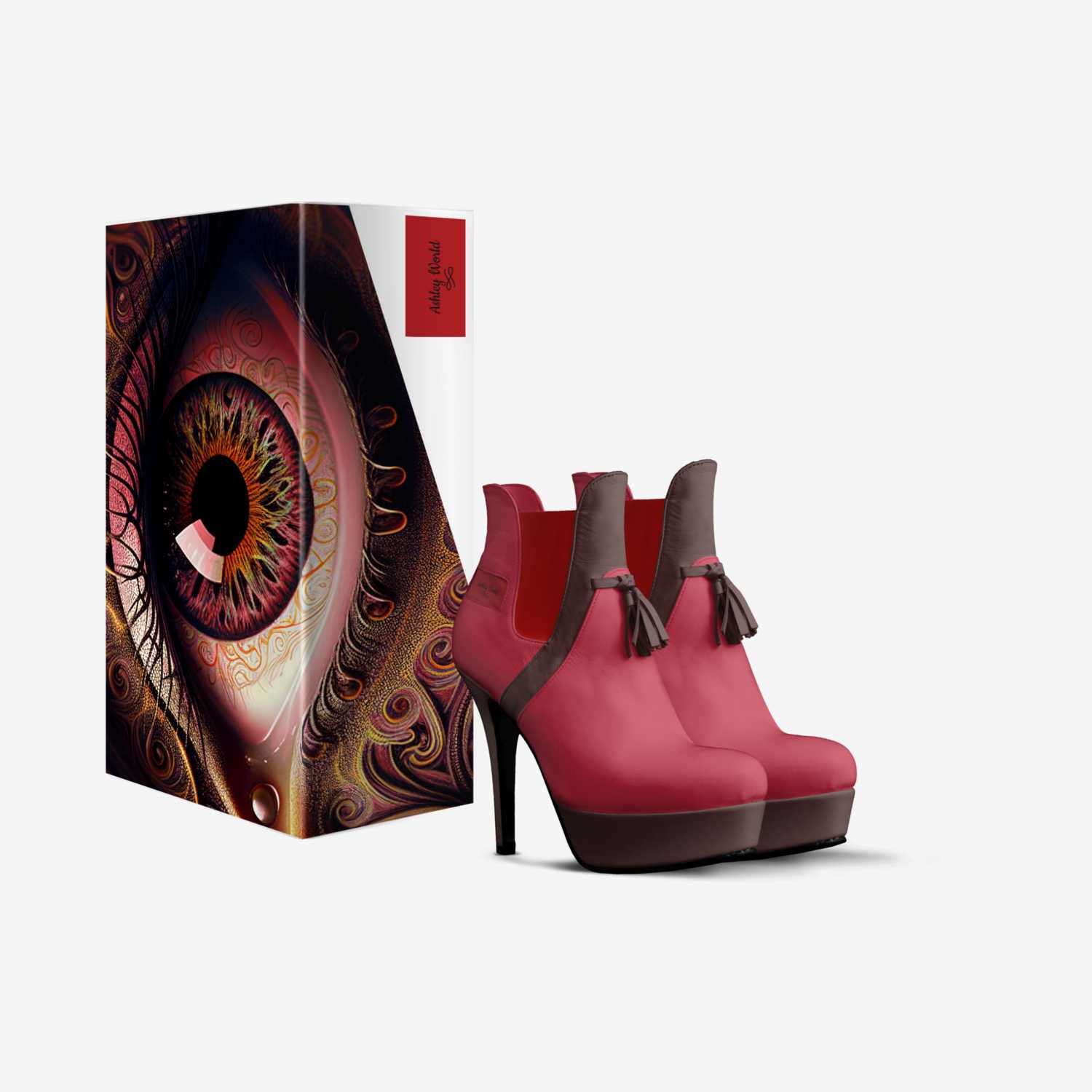 Ashley World custom made in Italy shoes by Ebony Williams | Box view