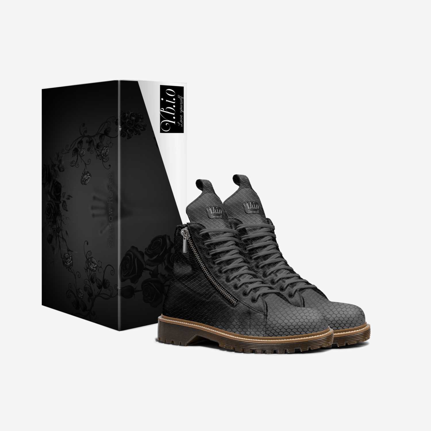 Shadow Roses custom made in Italy shoes by Zachary Sanders | Box view