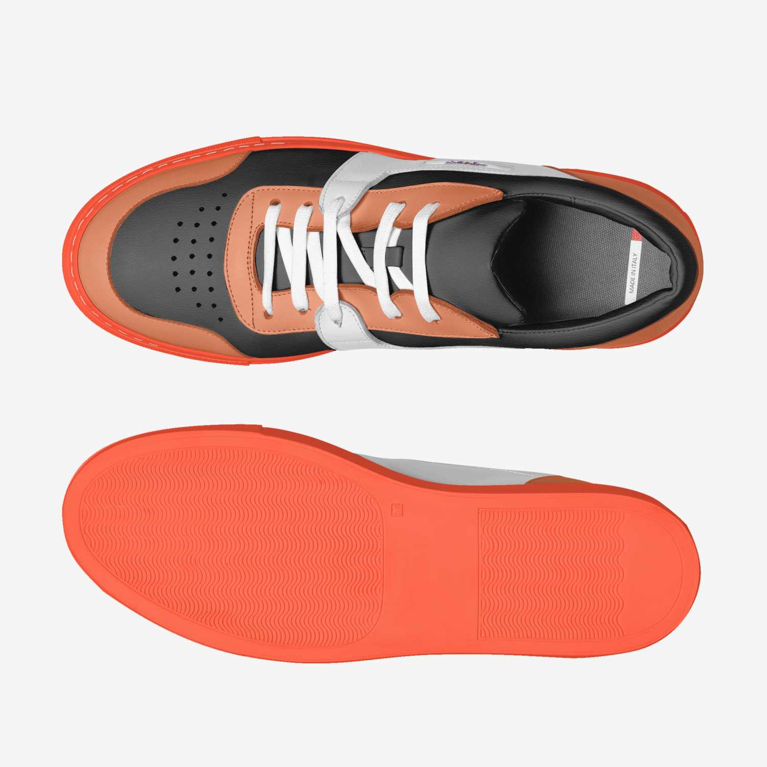 SODMG Kicks custom made in Italy shoes by Sodmg Brand | Top view